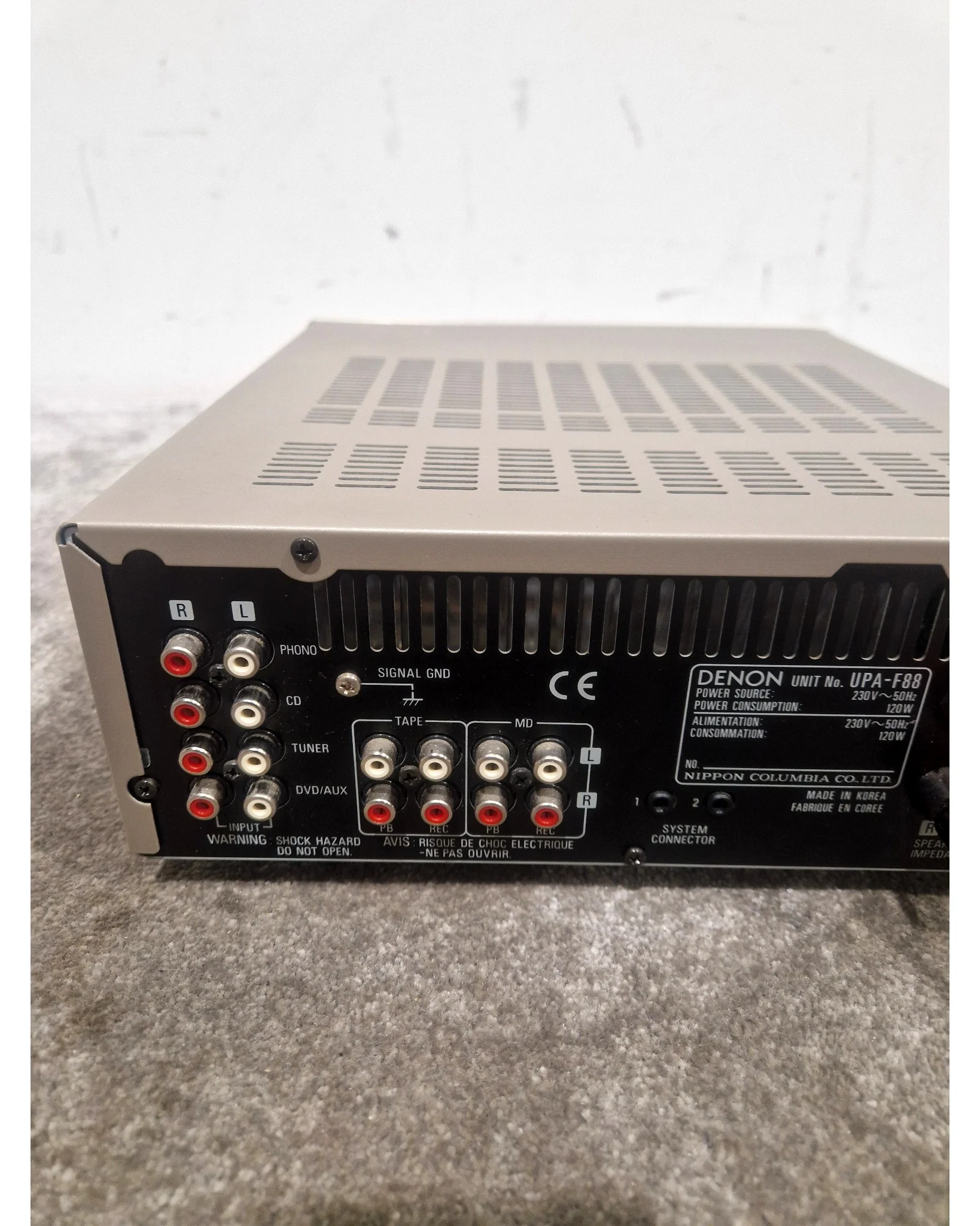 Denon UPA-F88 - Integrated Amplifier - 100W Output - Excellent - Image 4