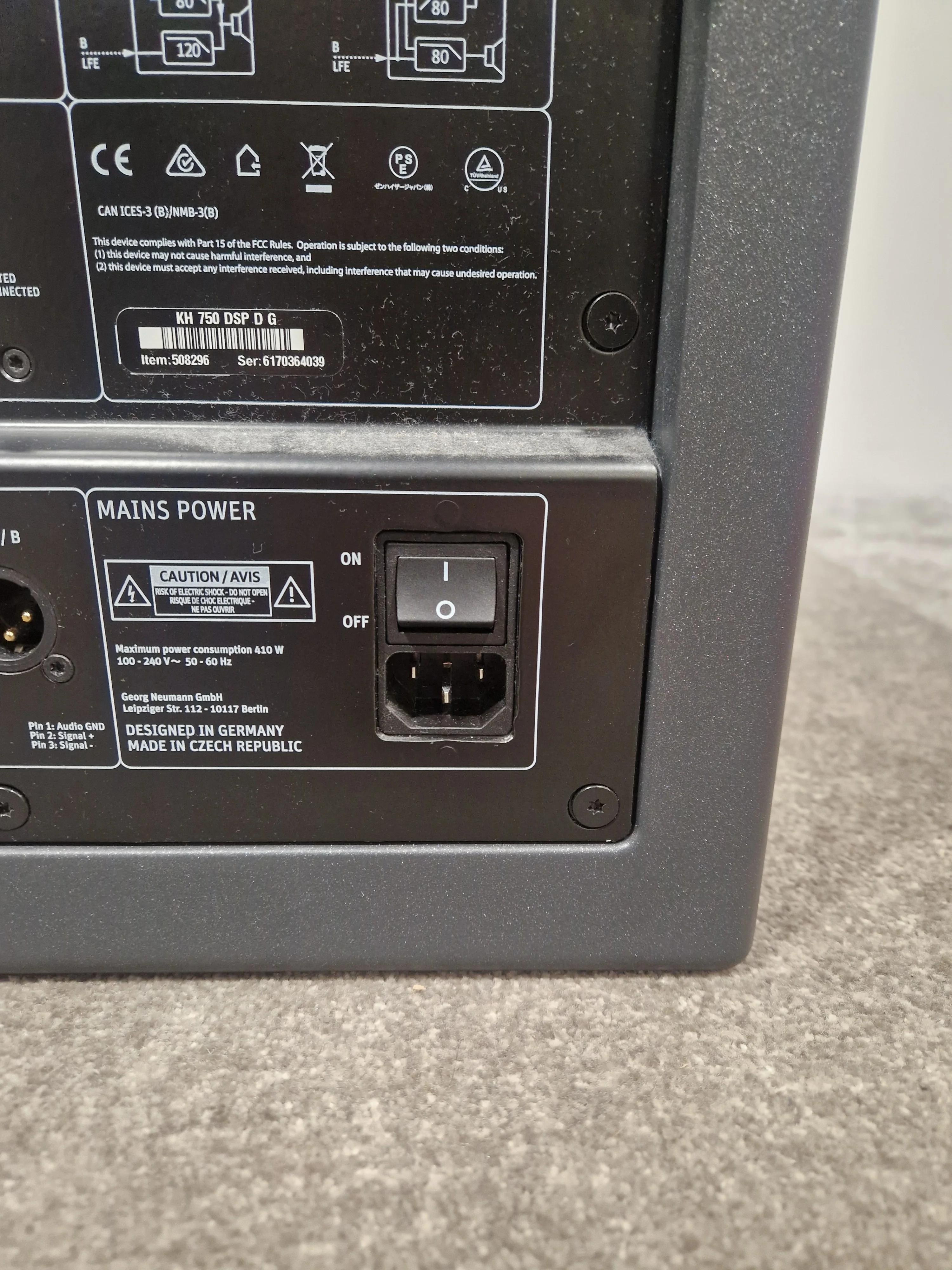 Neumann KH-750 DSP Subwoofer - DSP-Controlled Sub - Excellent w/ Original Box & Power Cable - Image 14