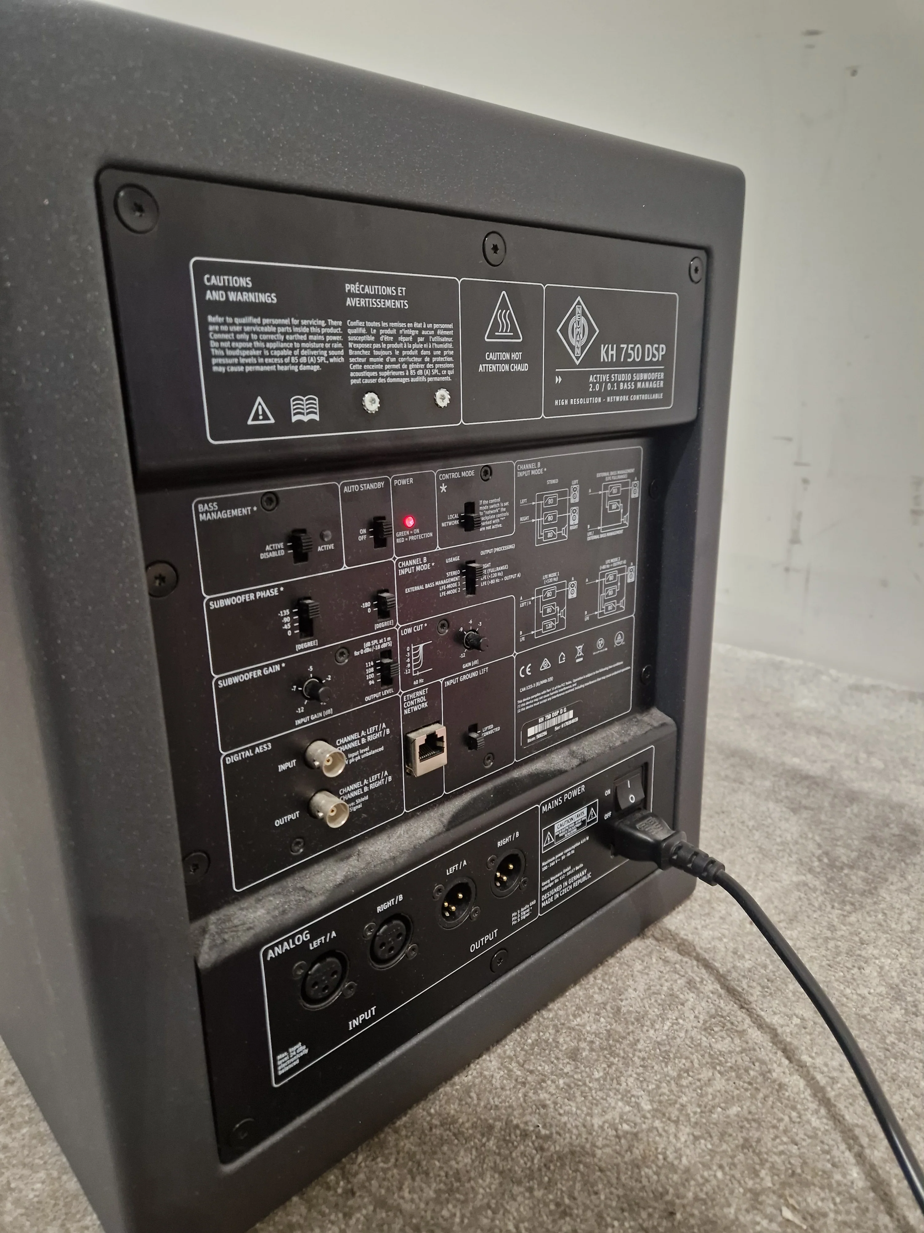 Neumann KH-750 DSP Subwoofer - DSP-Controlled Sub - Excellent w/ Original Box & Power Cable - Image 8