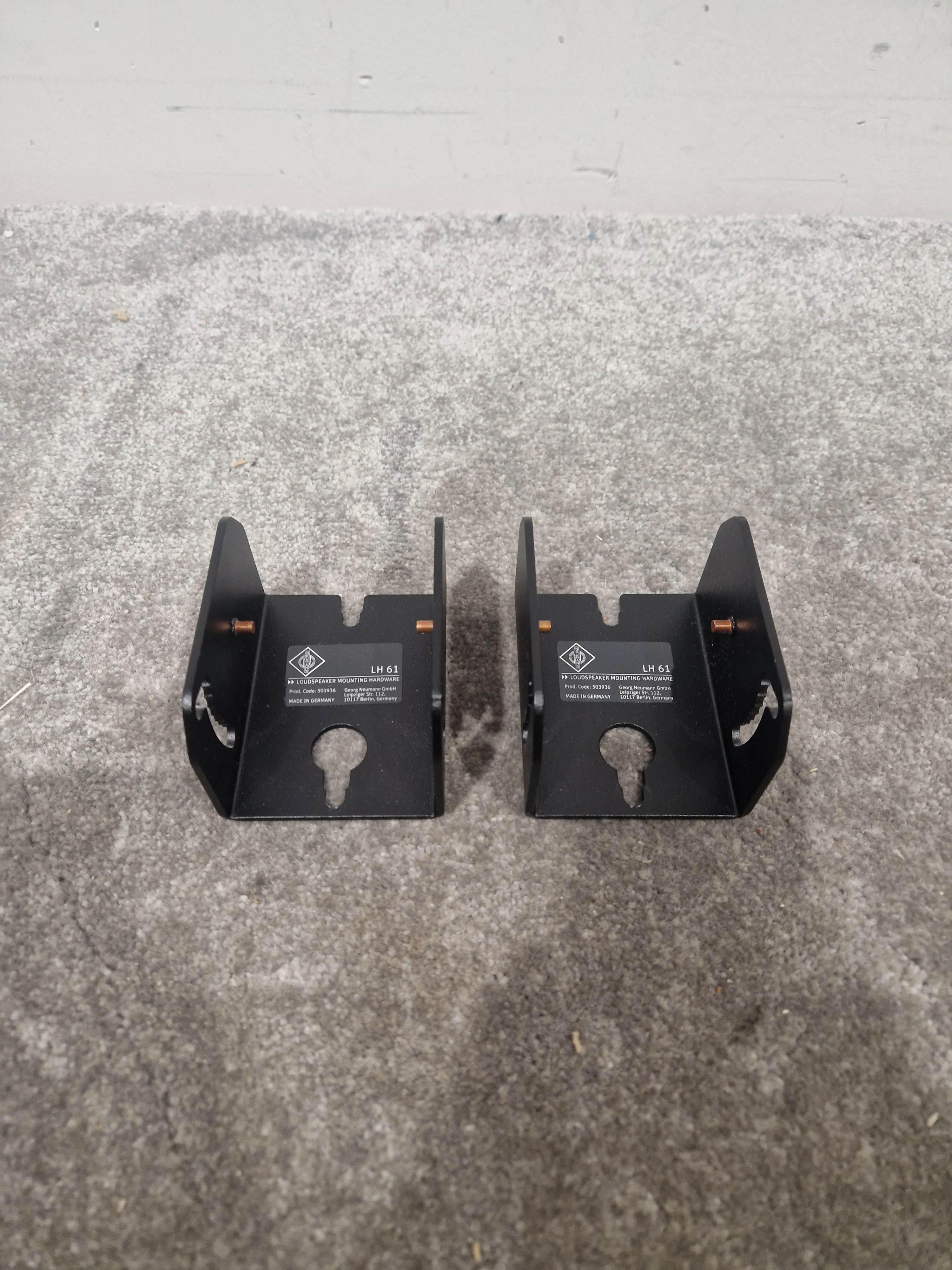 Neumann LH-61 Loudspeaker Stand Pair - Adjustable Height - Excellent - Image 7