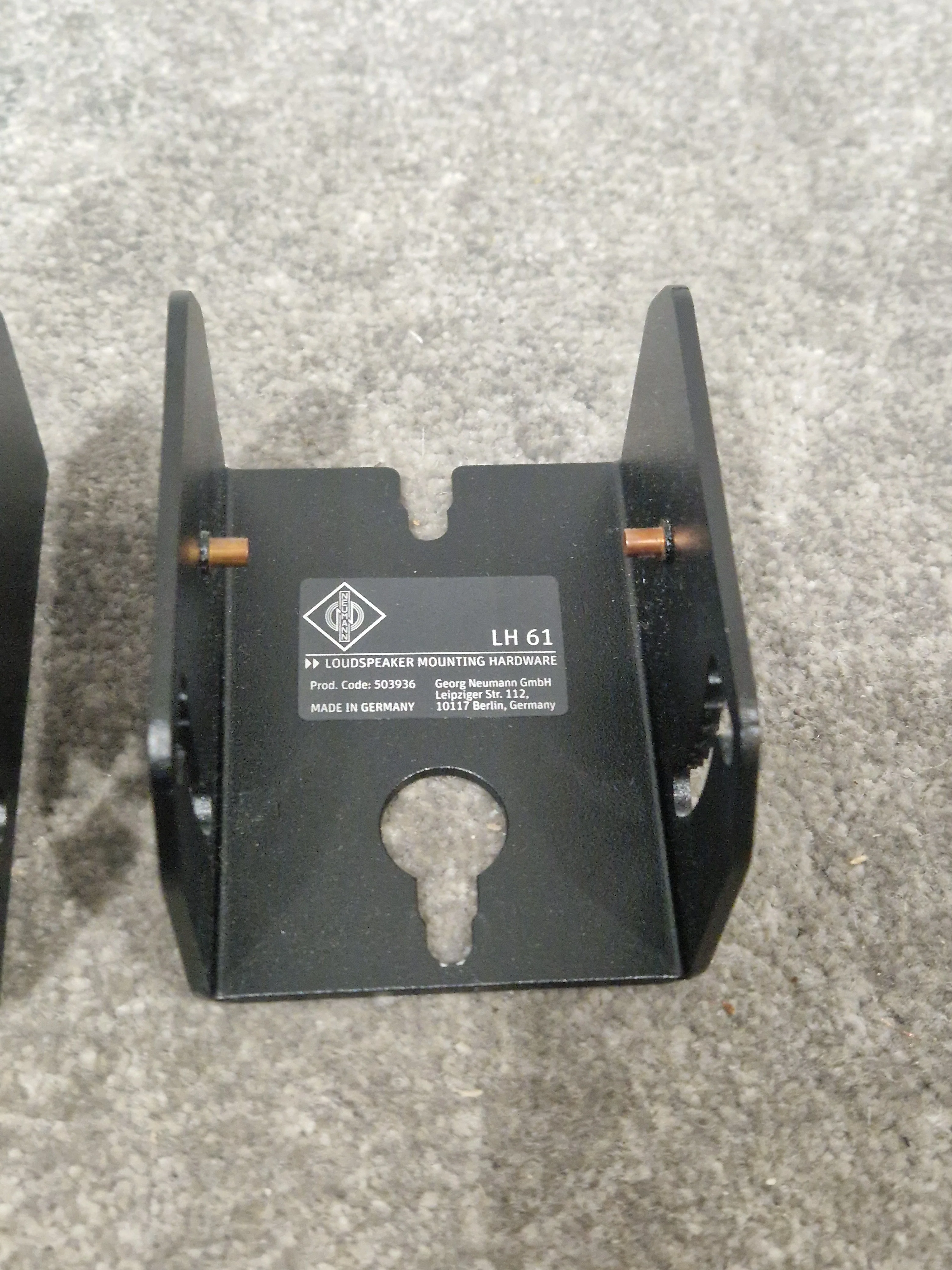 Neumann LH-61 Loudspeaker Stand Pair - Adjustable Height - Excellent - Image 8