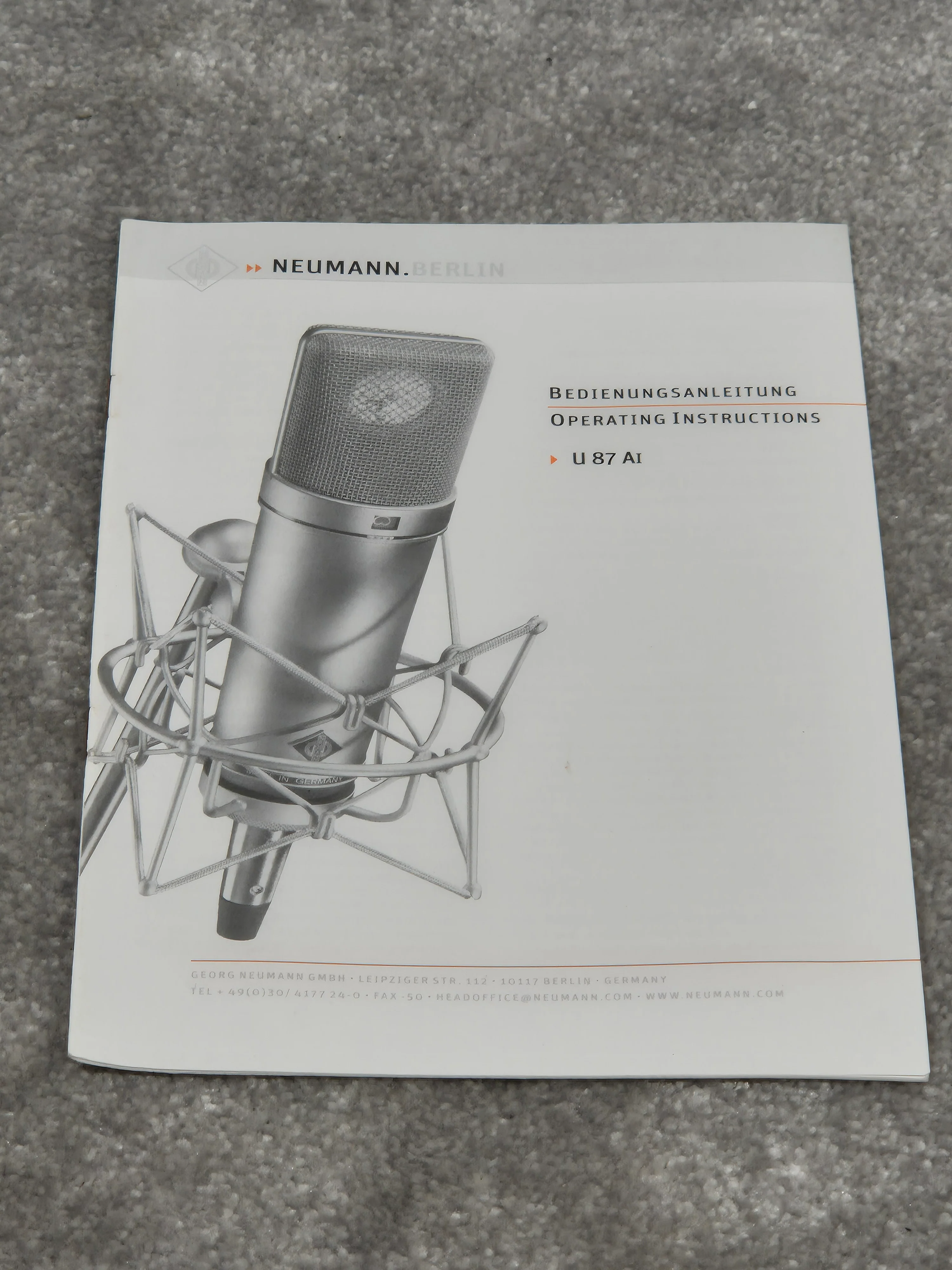 Neumann U87 AI - Diaphragm Condenser Microphone New Open Box - Image 11