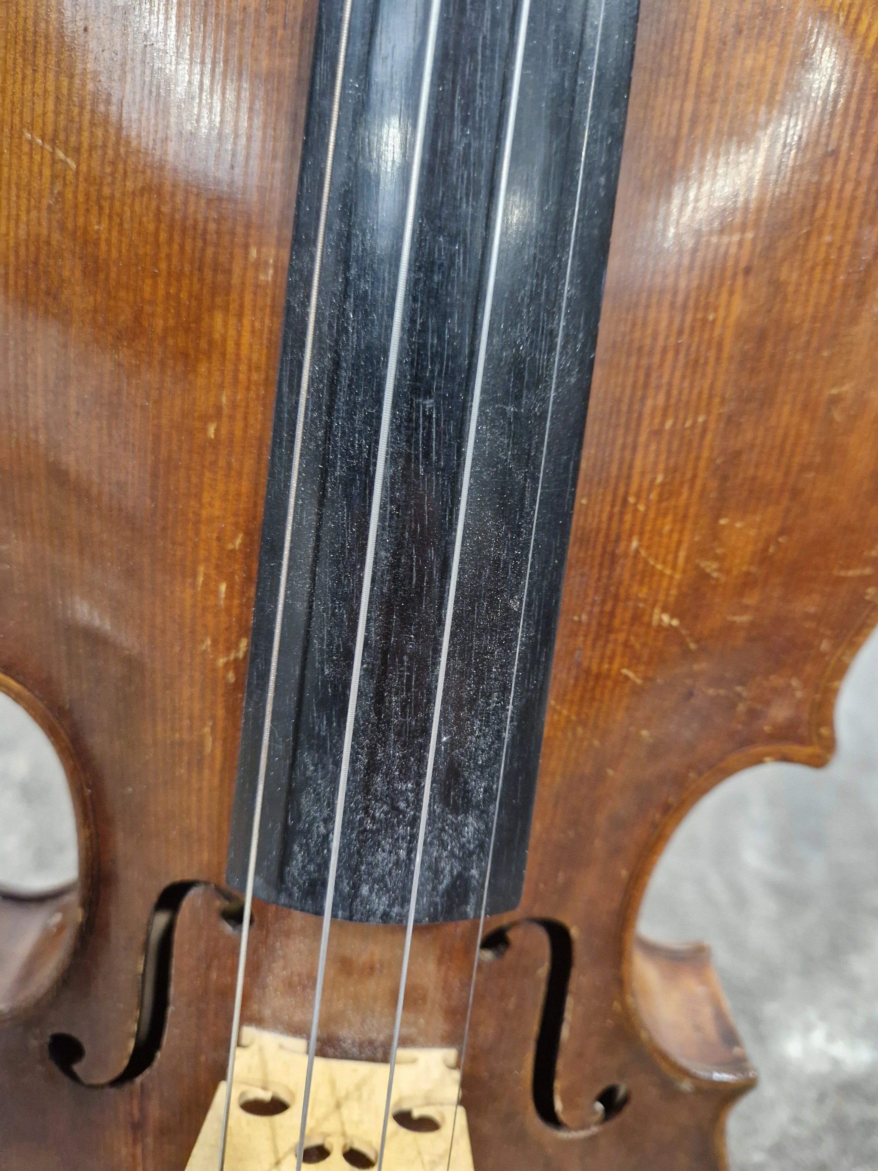 Nicolaus Amatus Copy - Violin - Full Size - Antique Finish - Good w/ Hard Case - Image 18