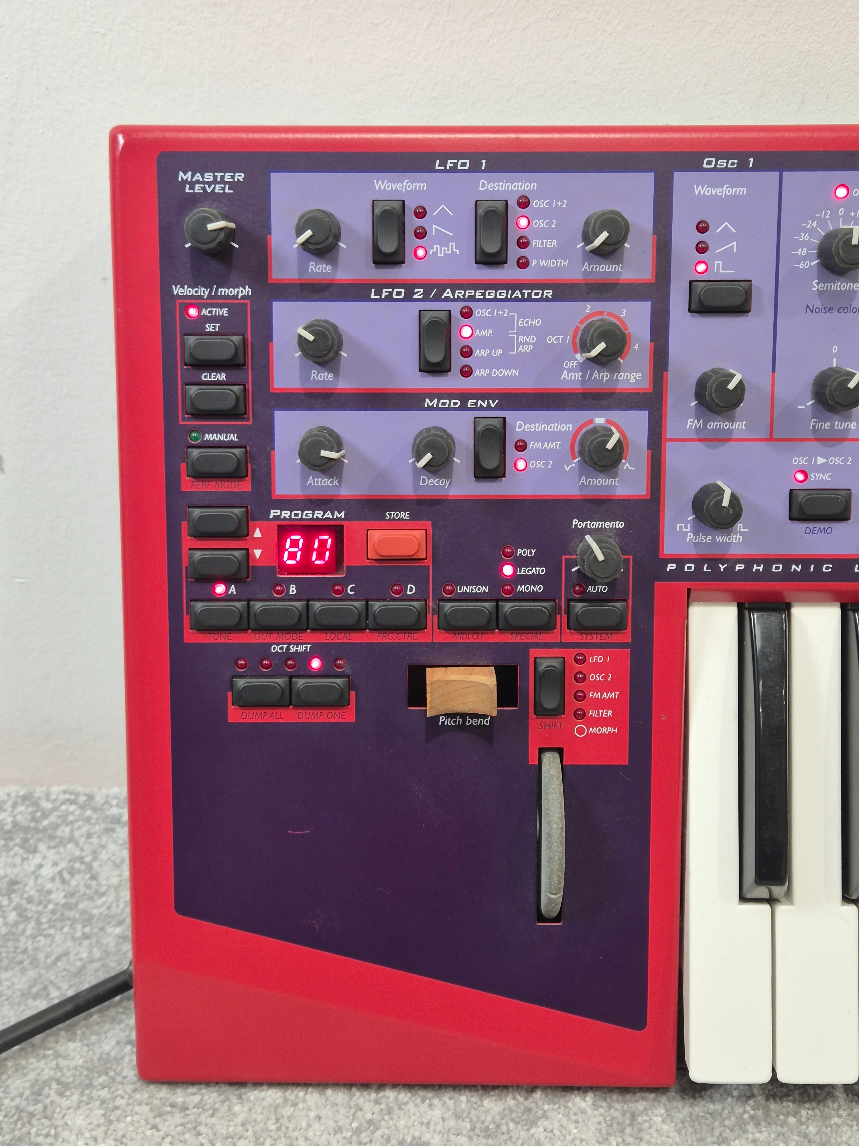 Nord Lead One Virtual Analog Synthesis Keyboard, 12 Voices - Excellent w/ Original Box - Image 2