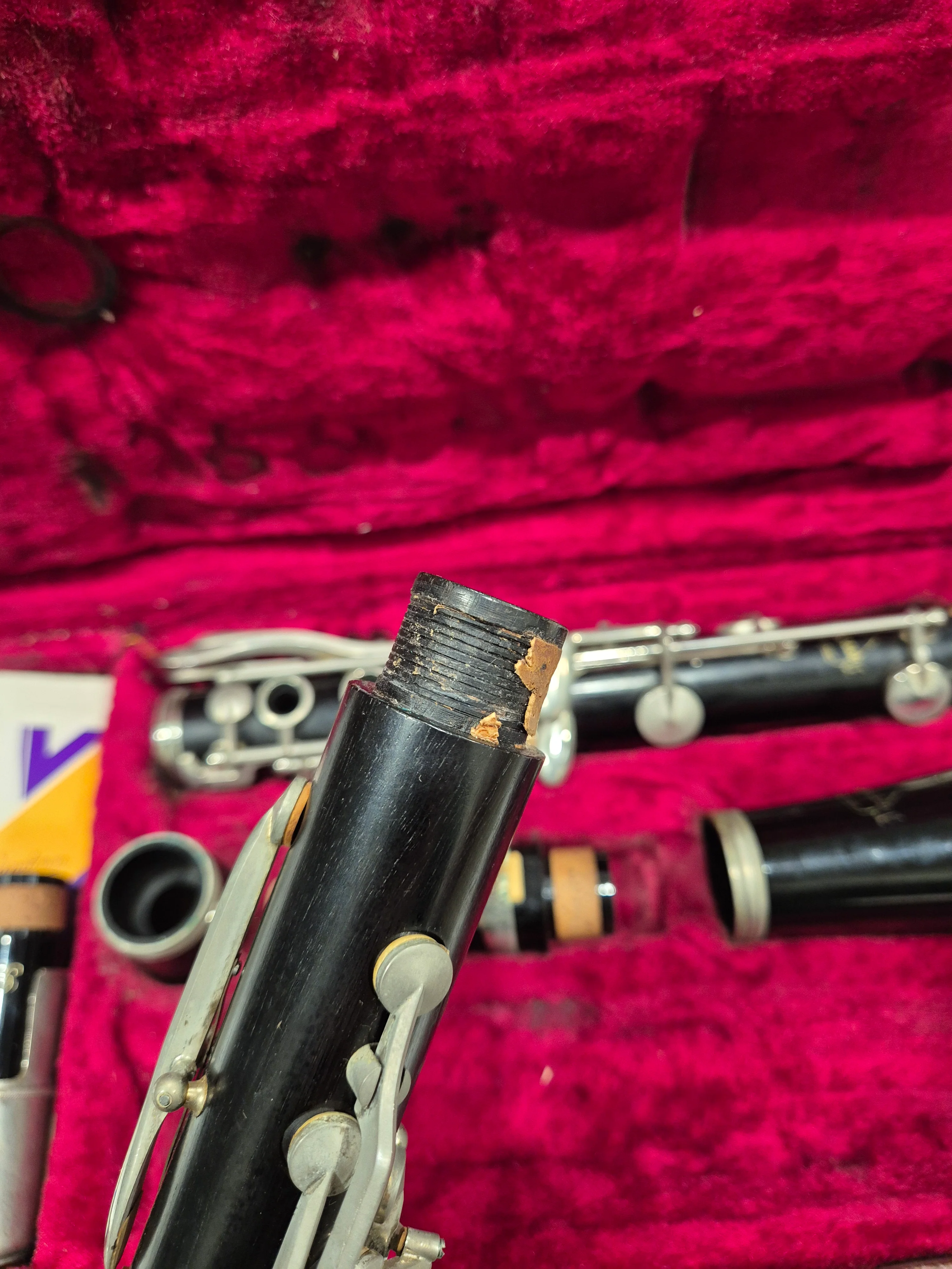 Normandy Model 5 Clarinet - Wood Clarinet Made in France - Very Good w/ Hard Case - Image 13