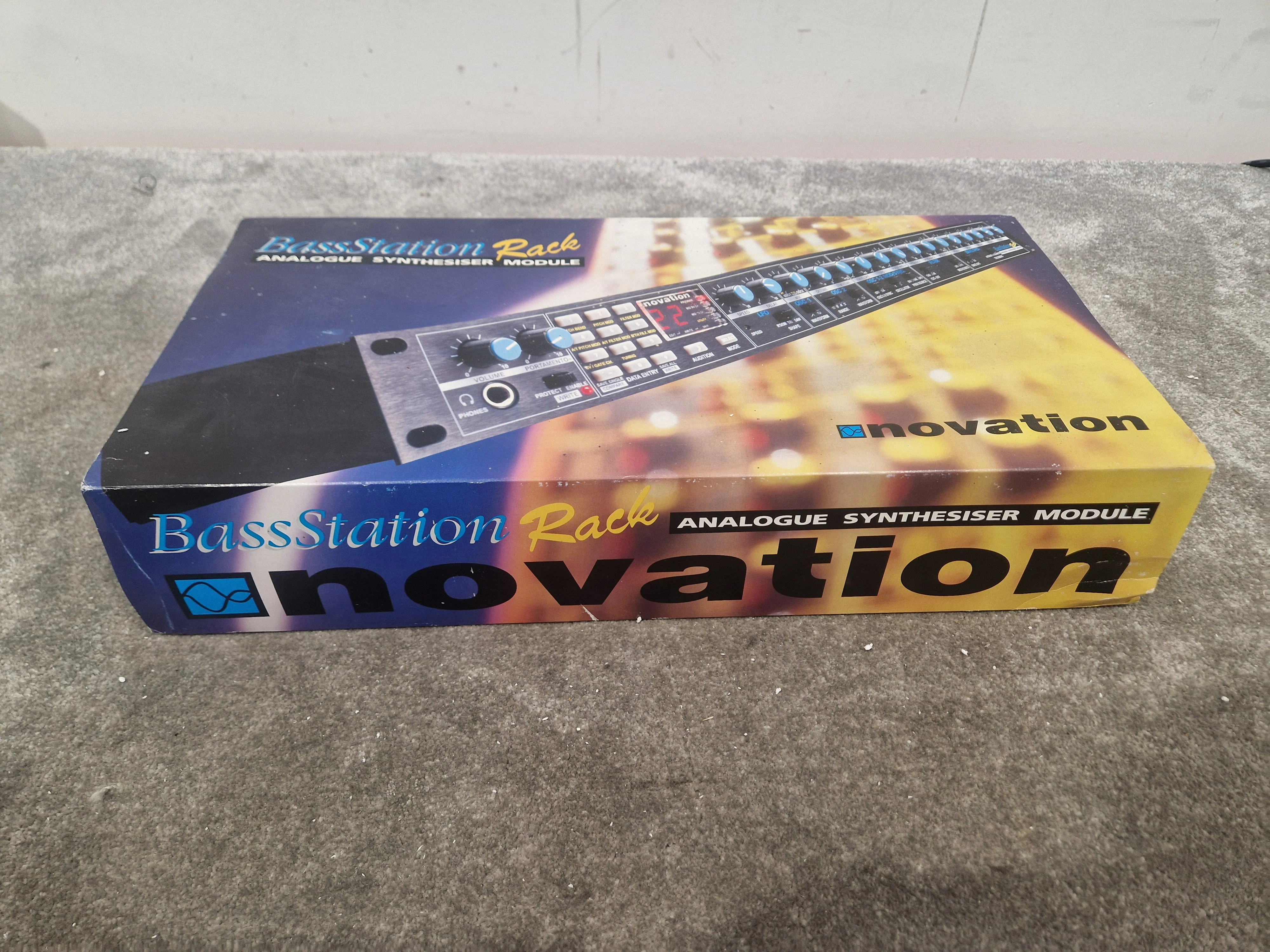 Novation Bass Station Rack - Analog Synthesizer, MIDI Control - Very Good w/ Original Box & Power Supply & Manuals - Image 10
