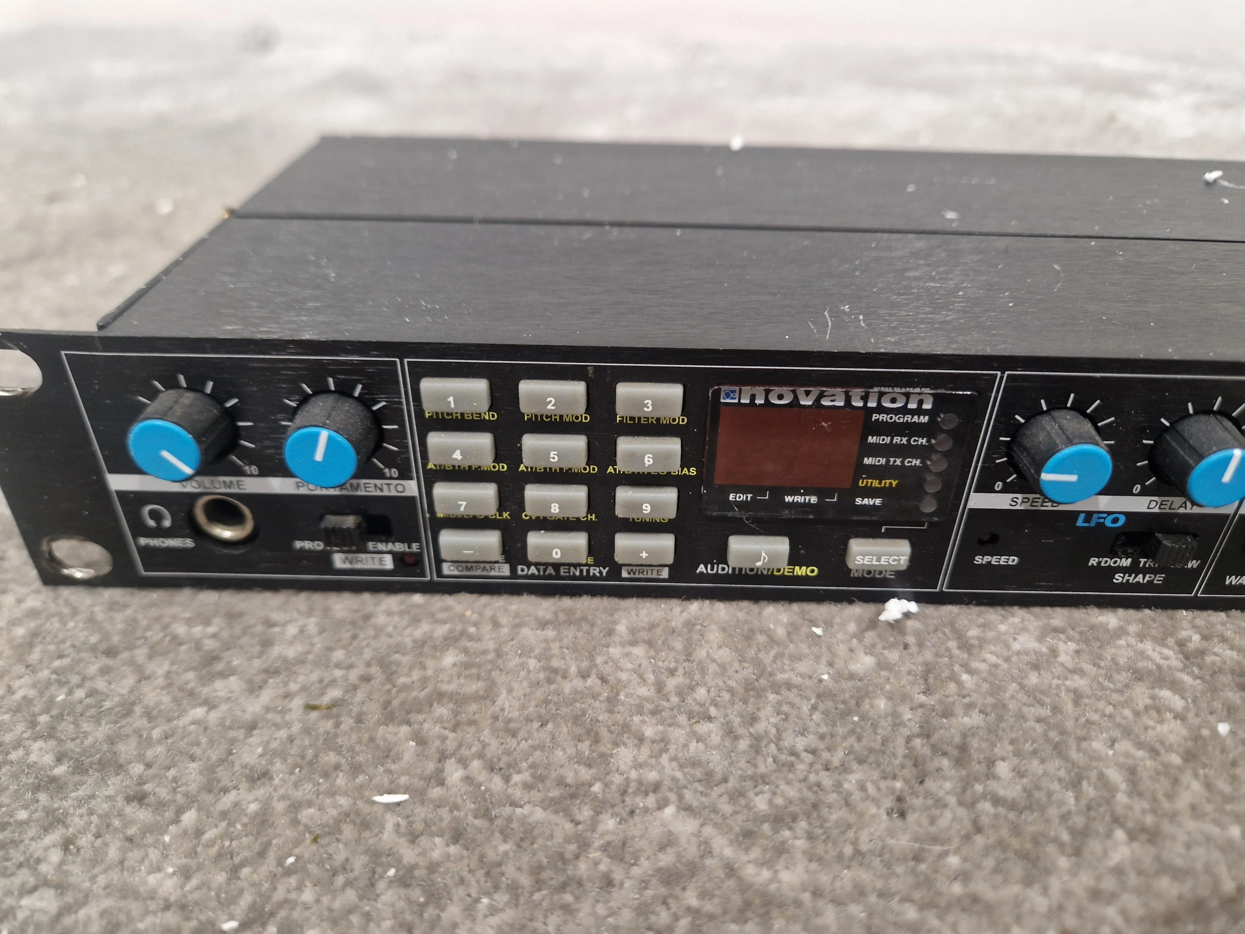 Novation Bass Station Rack - Analog Synthesizer, MIDI Control - Very Good w/ Original Box & Power Supply & Manuals - Image 12