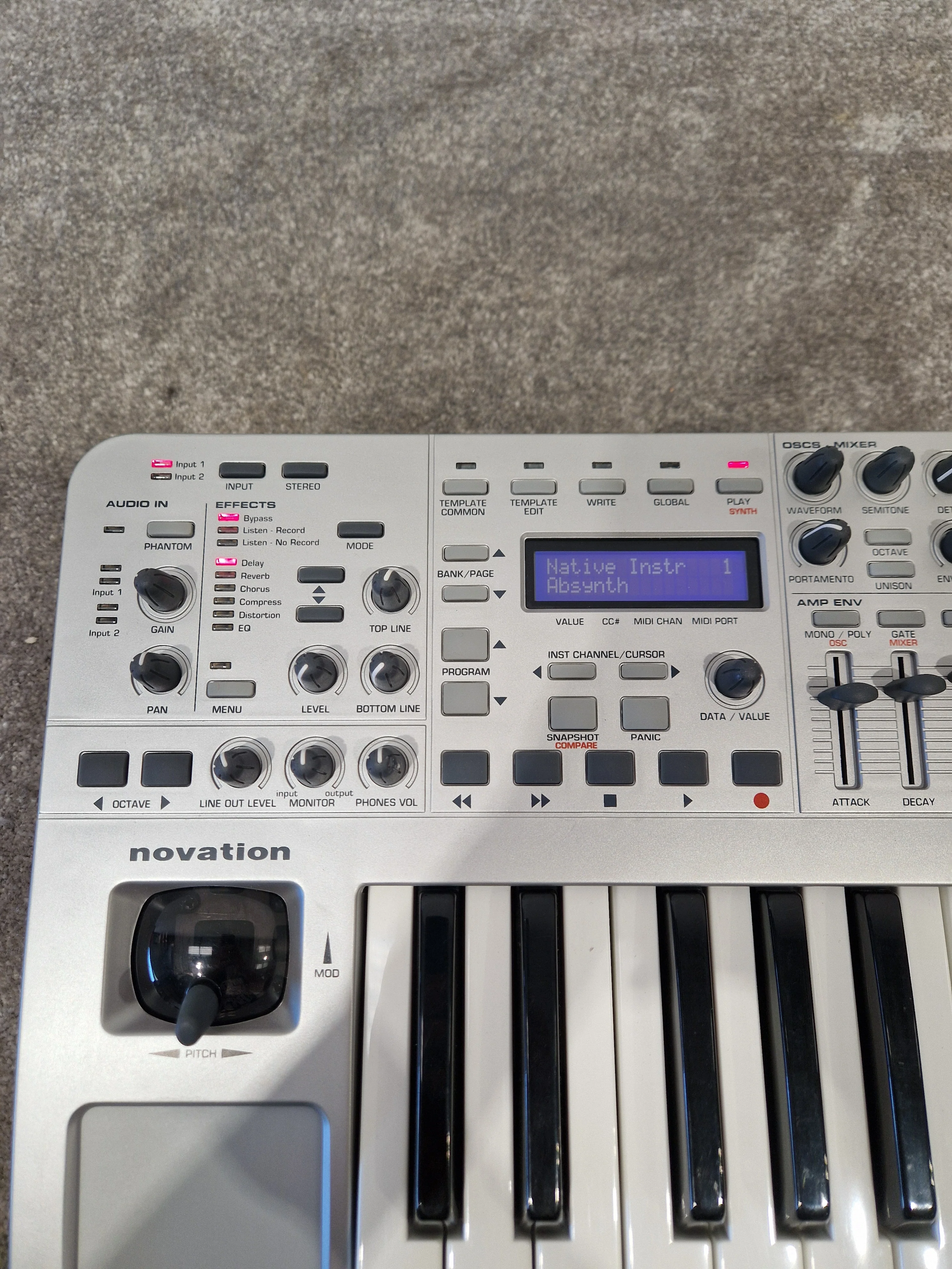 Novation X-station 25 Synthesizer - Analog Modeling Synth - Excellent w/ Power Supply - Image 11