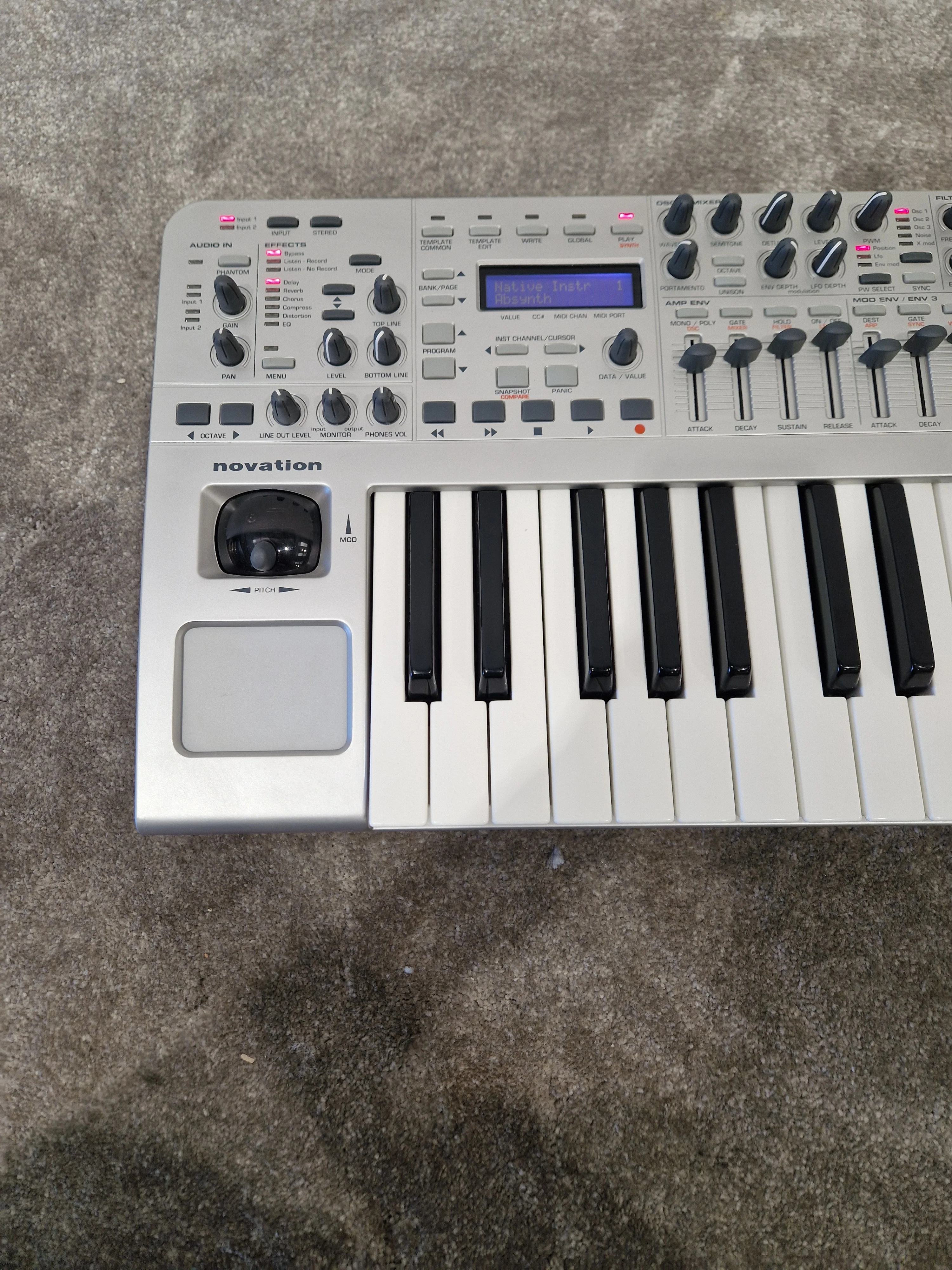 Novation X-station 25 Synthesizer - Analog Modeling Synth - Excellent w/ Power Supply - Image 6