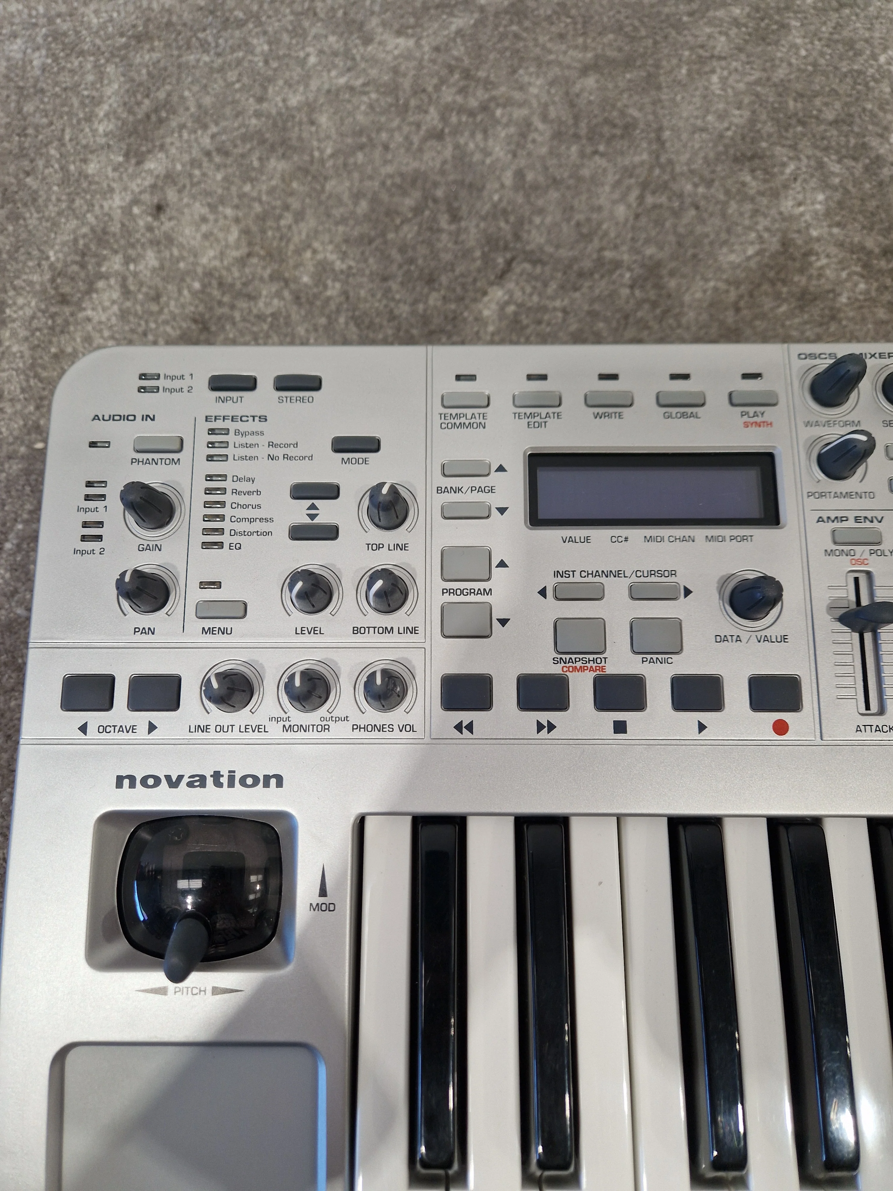 Novation X-station 25 Synthesizer - Analog Modeling Synth - Excellent w/ Power Supply - Image 8