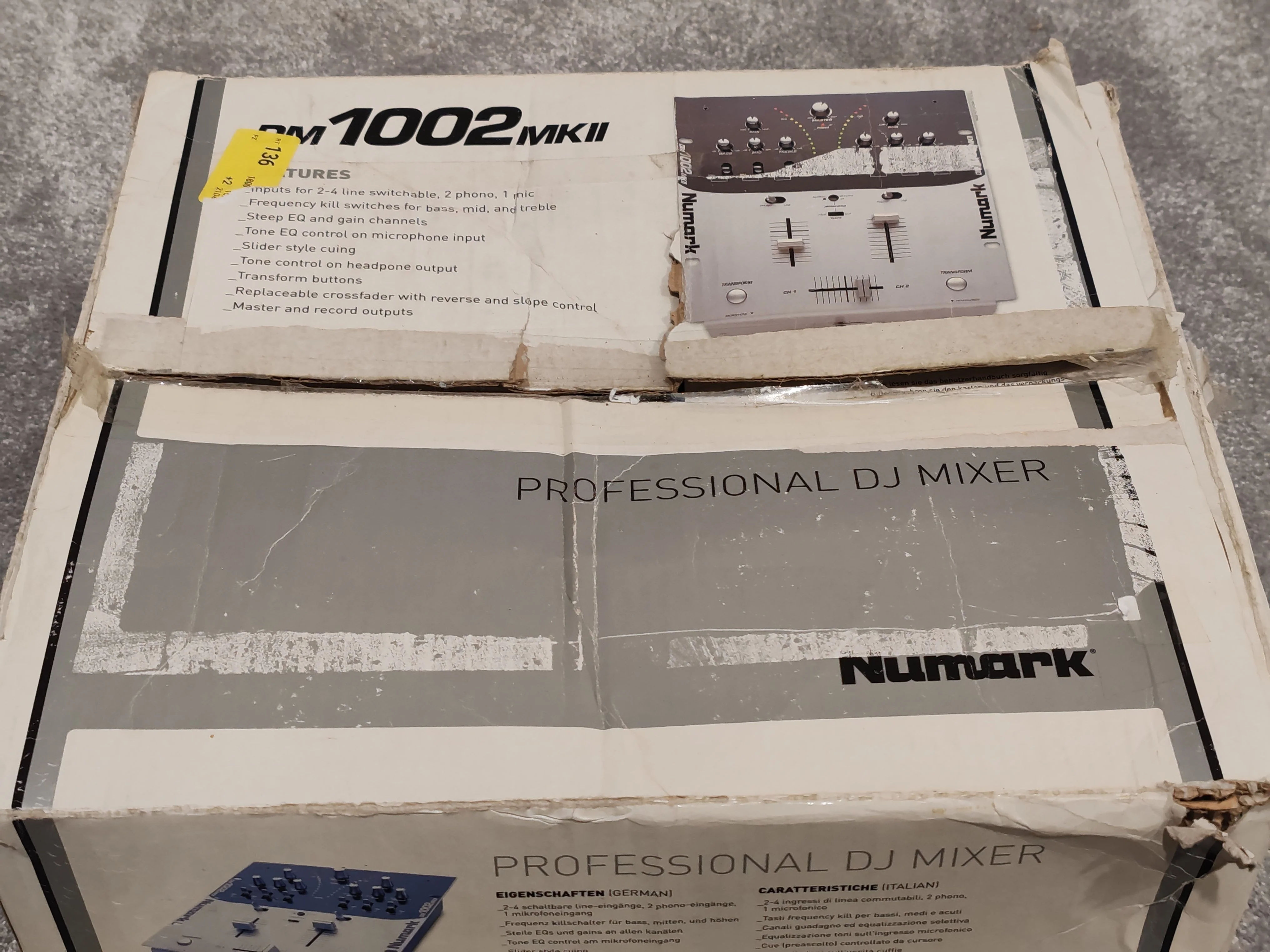 Numark DM1002 MKII - Two-Channel Professional DJ Mixer - Image 8