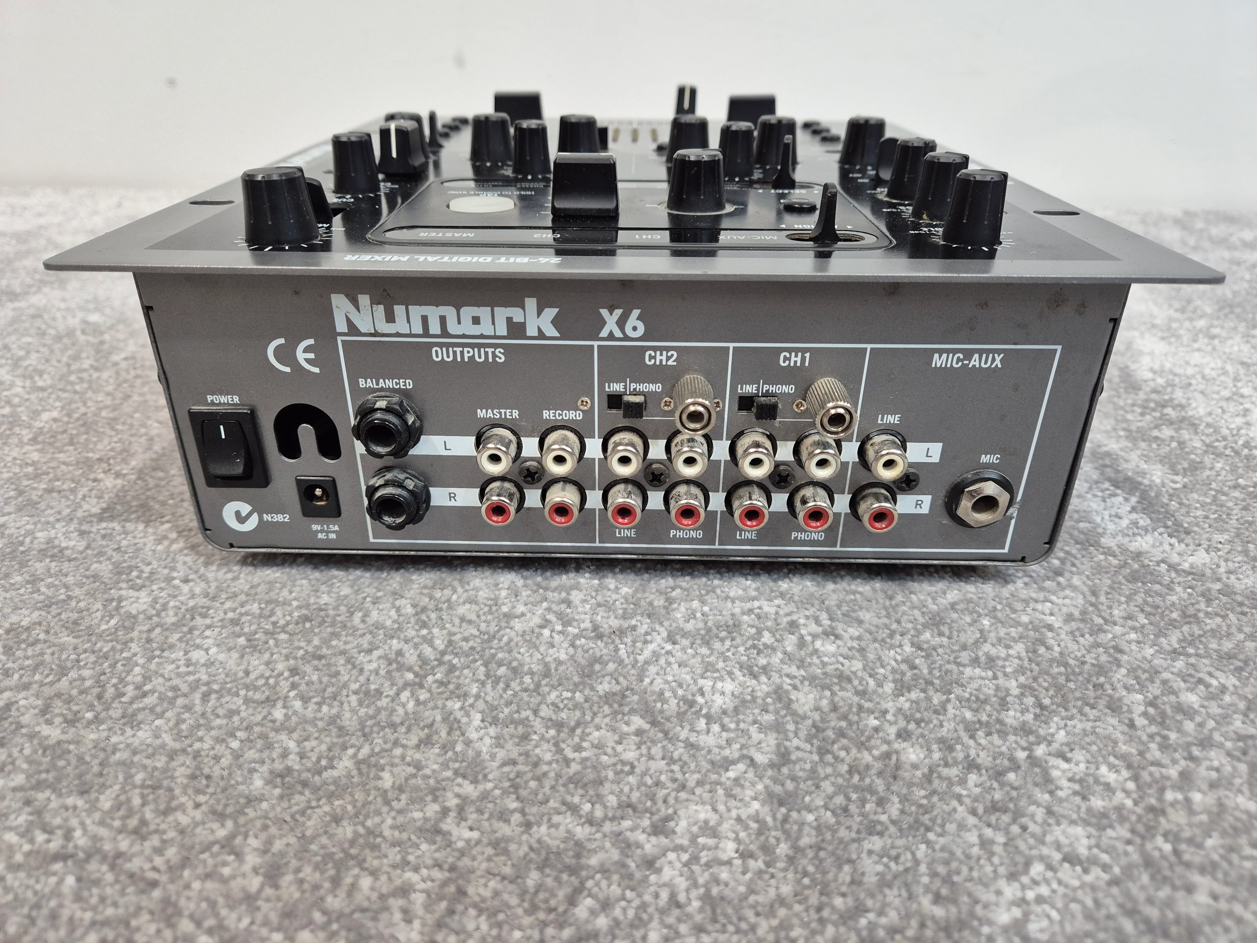 Numark X6 DJ Controller - 4-Channel, Touch-Sensitive Jog Wheels - Very Good w/ Power Supply - Image 6