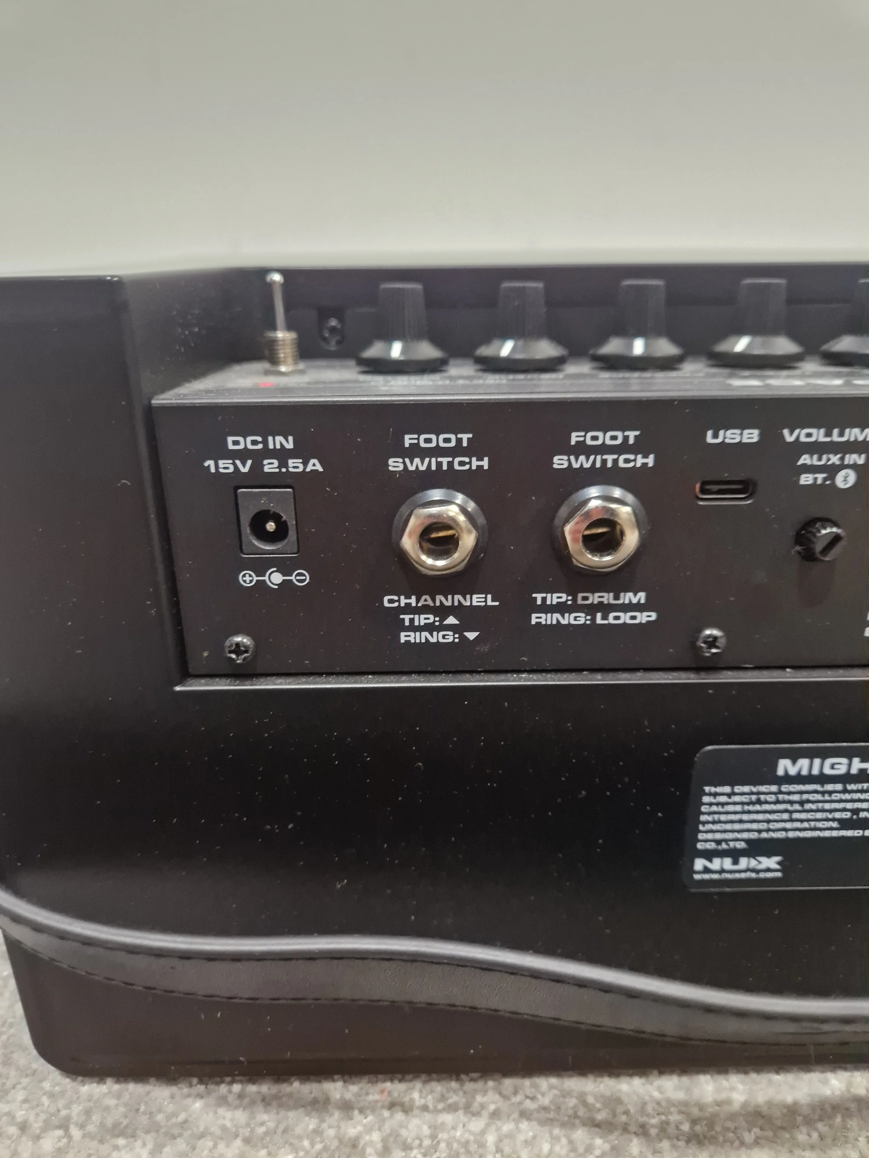 NUX Mighty Space Practice Guitar Amp - Portable Bluetooth Capability - Excellent w/ Original Box & Power Supply - Image 2