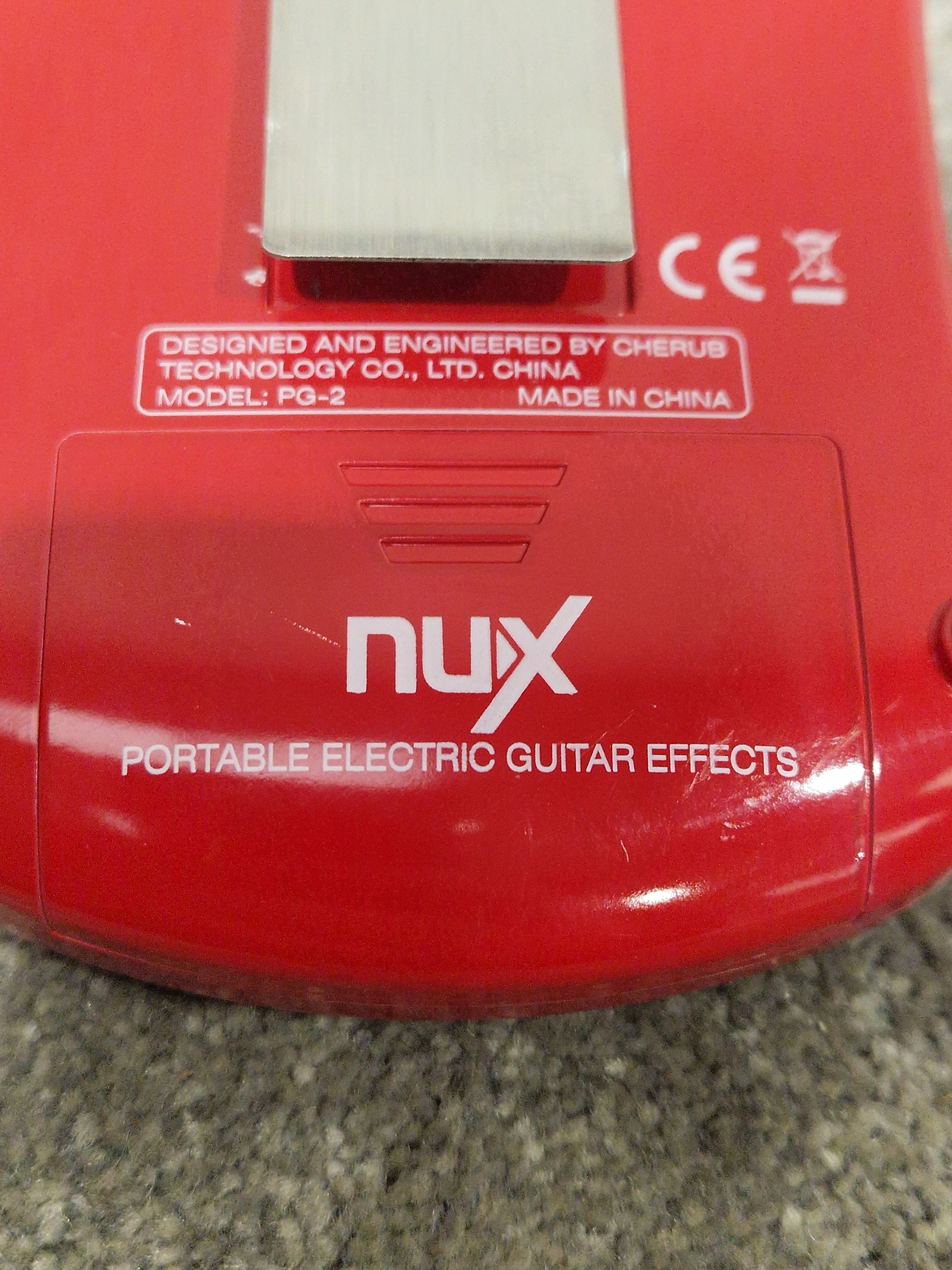 Nux PG-2 - Multi-Effects Unit - Red - Fair - Image 11