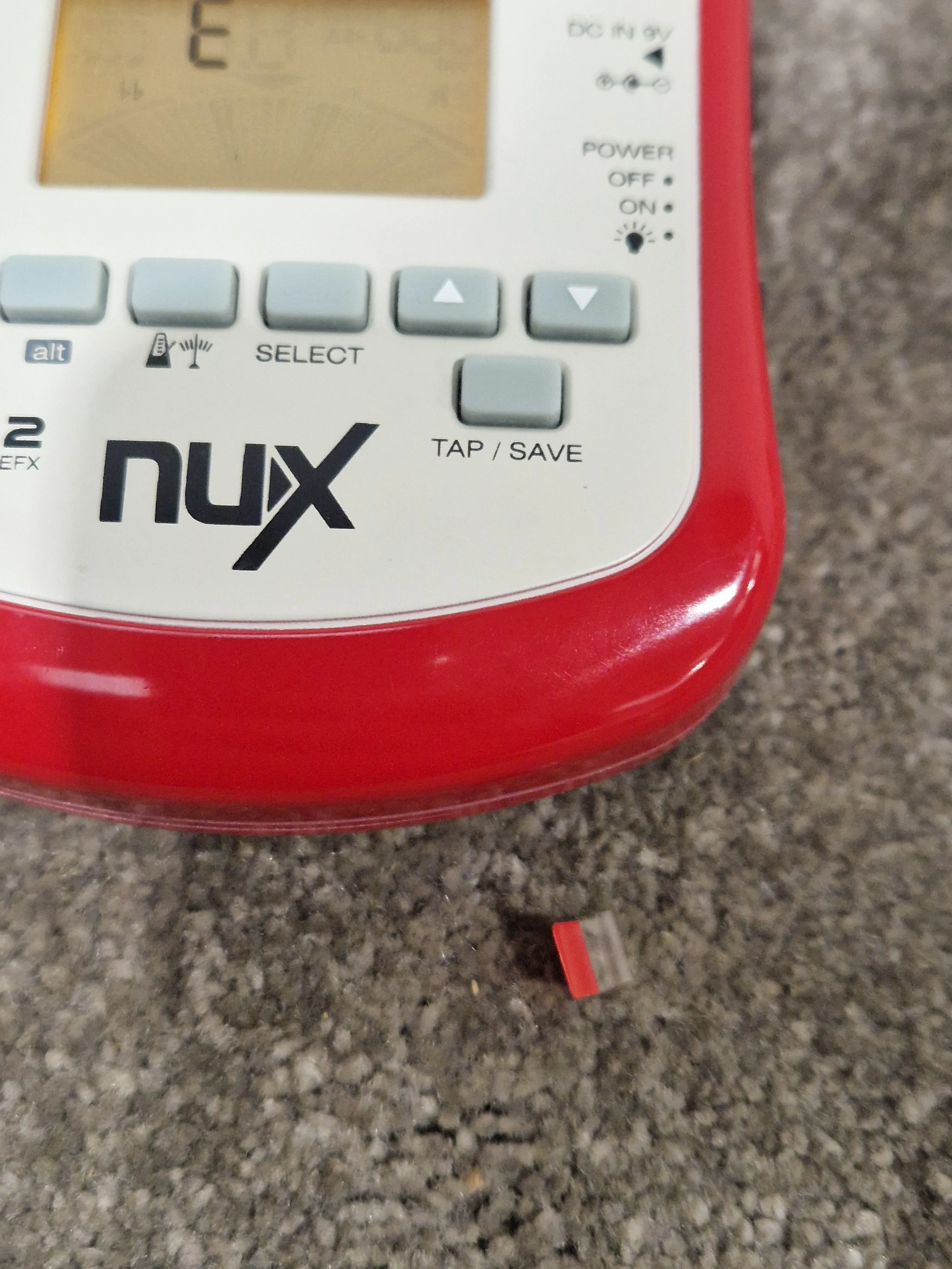 Nux PG-2 - Multi-Effects Unit - Red - Fair - Image 2