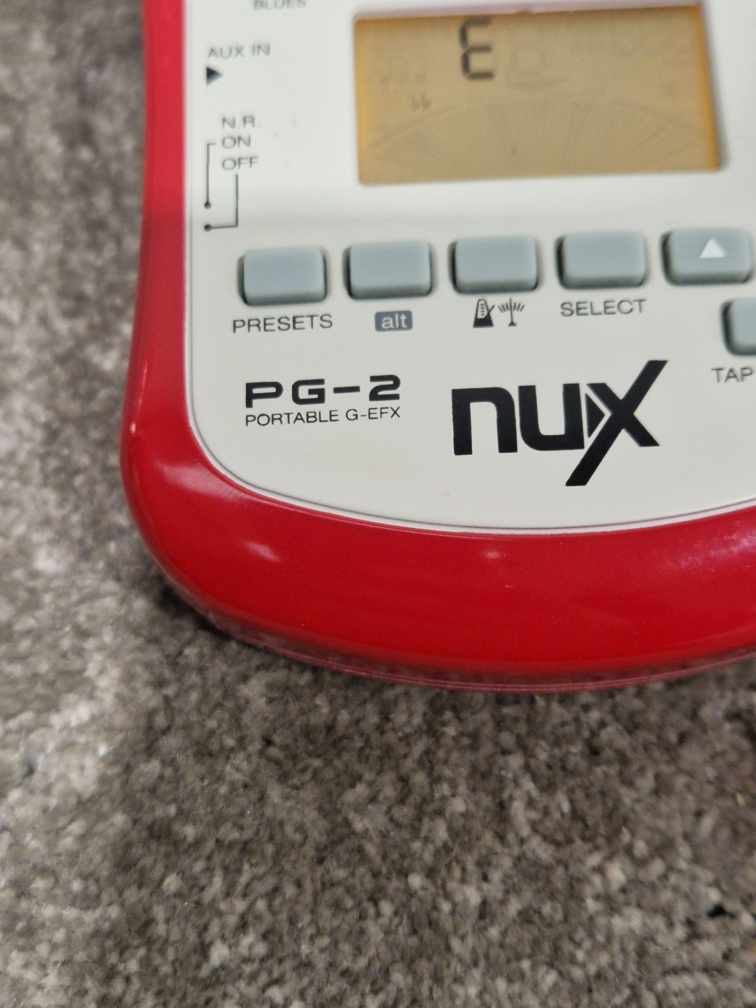 Nux PG-2 - Multi-Effects Unit - Red - Fair - Image 3