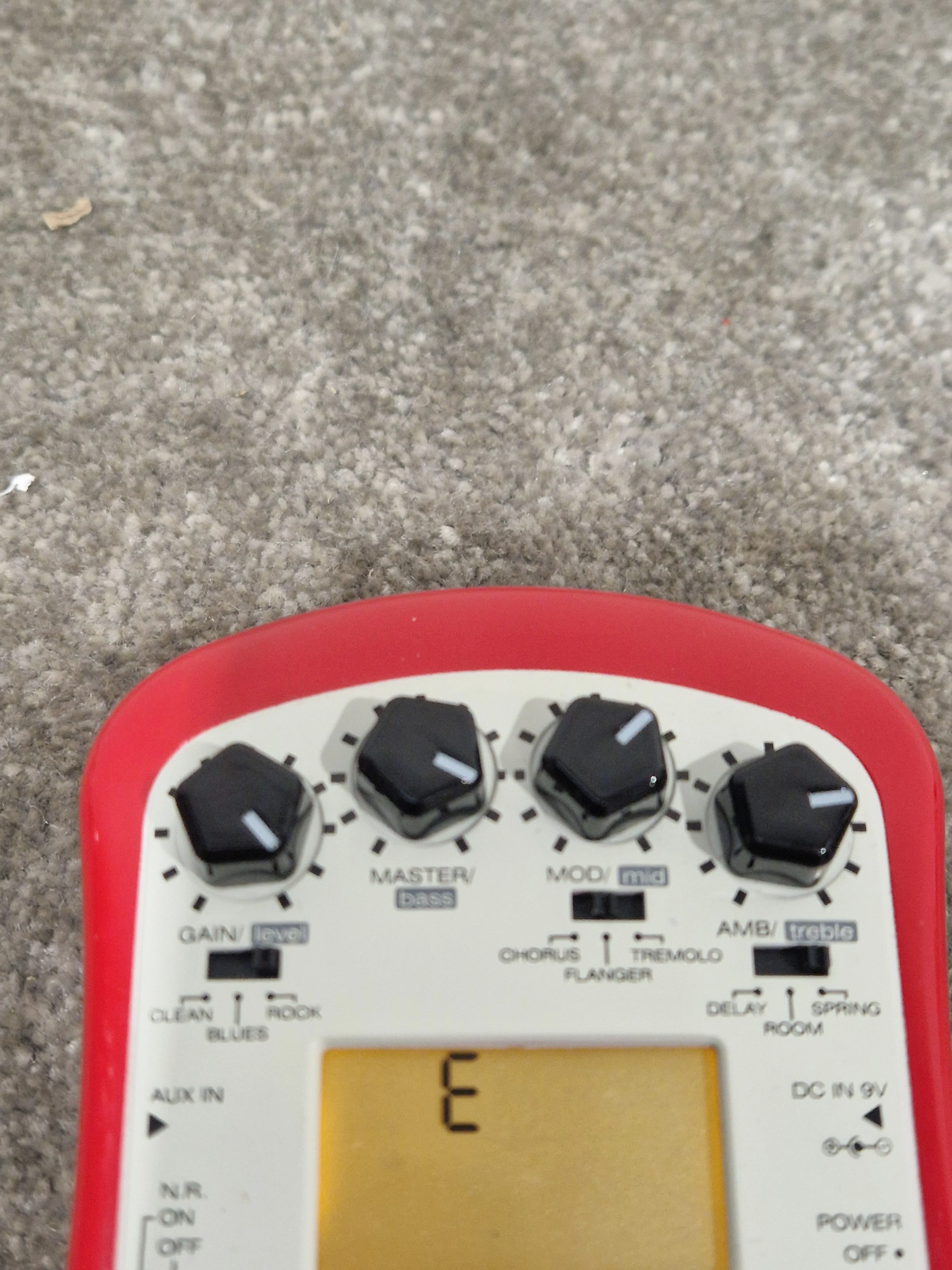 Nux PG-2 - Multi-Effects Unit - Red - Fair - Image 5
