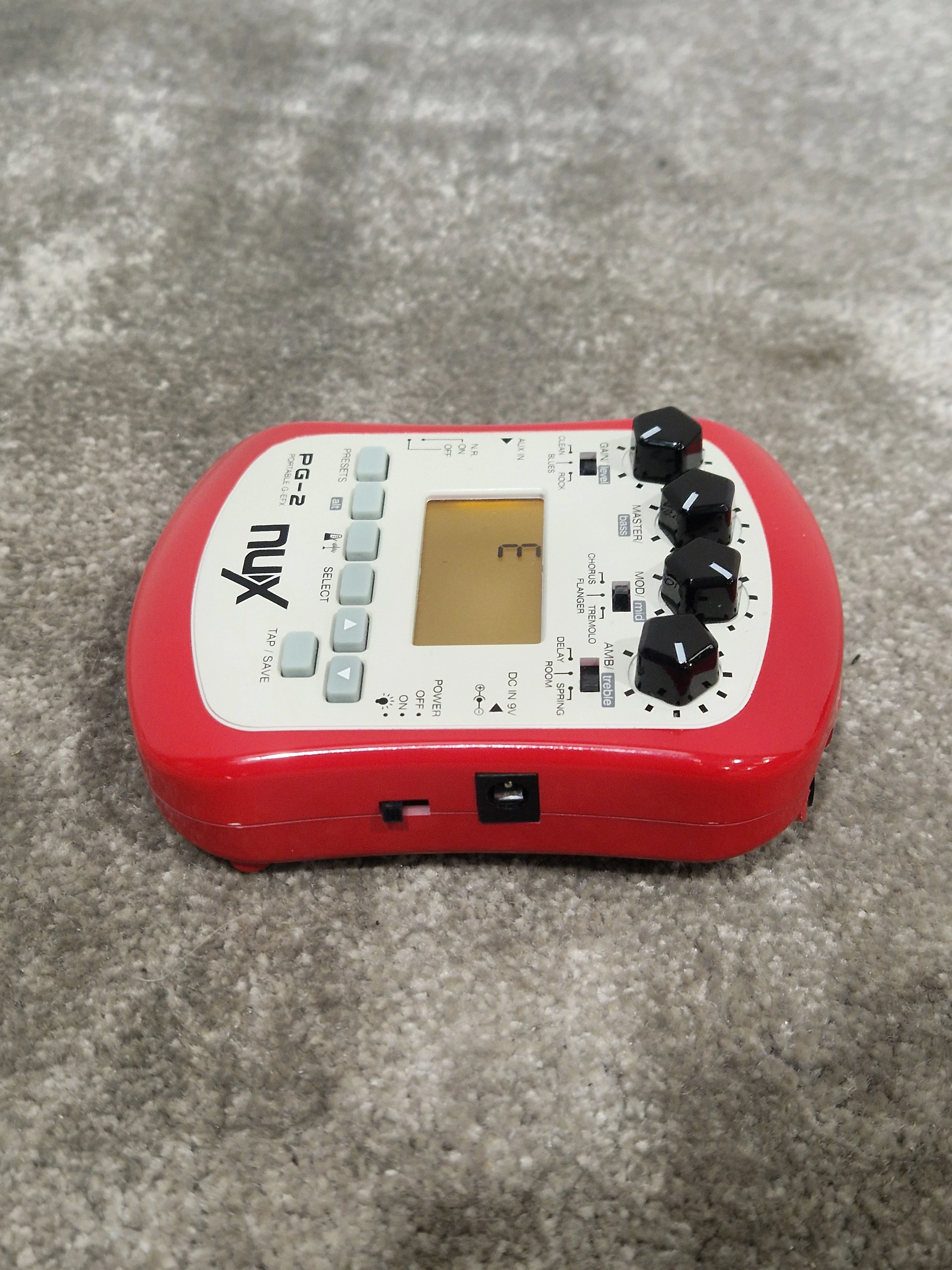Nux PG-2 - Multi-Effects Unit - Red - Fair - Image 6