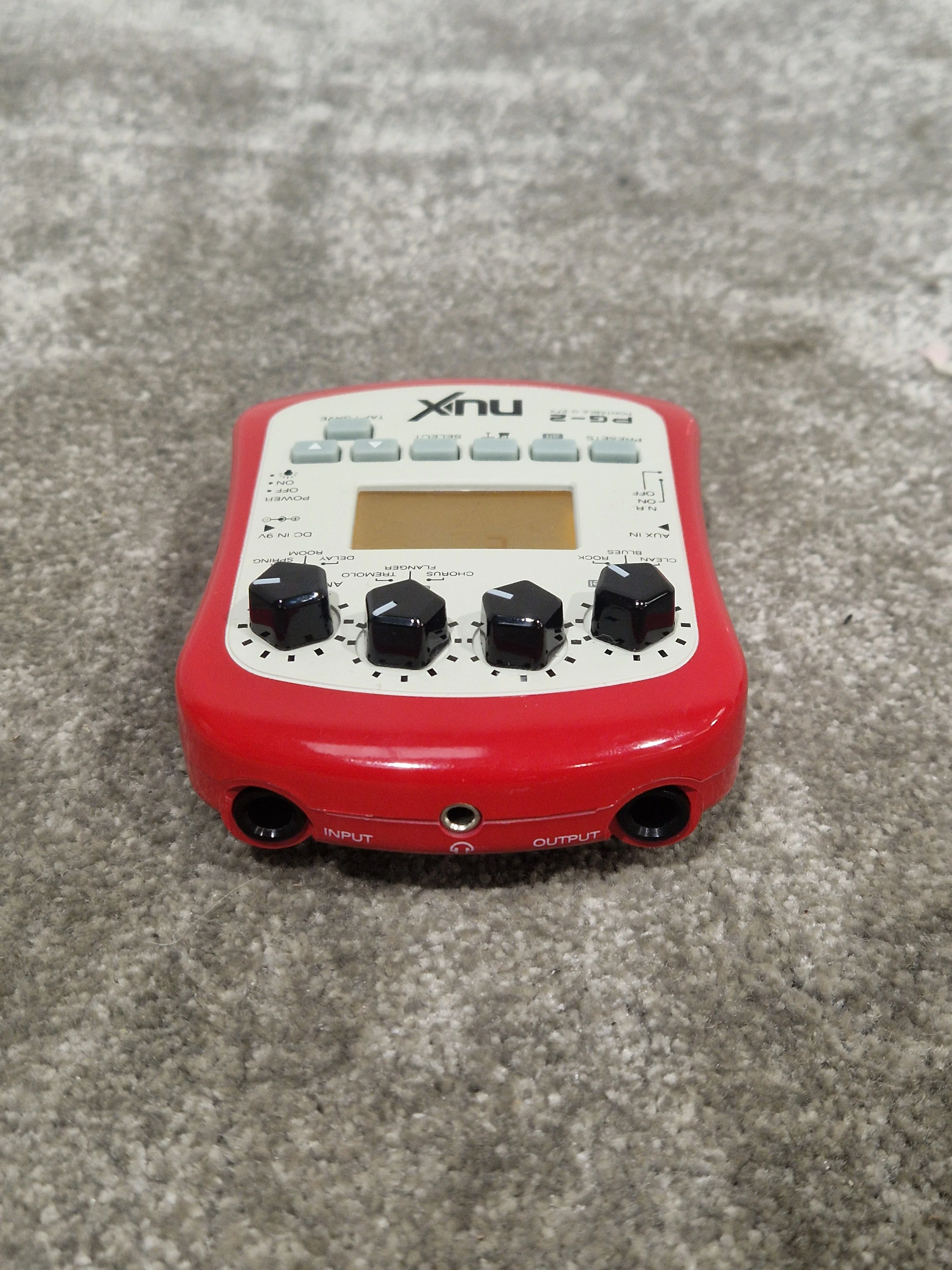 Nux PG-2 - Multi-Effects Unit - Red - Fair - Image 7