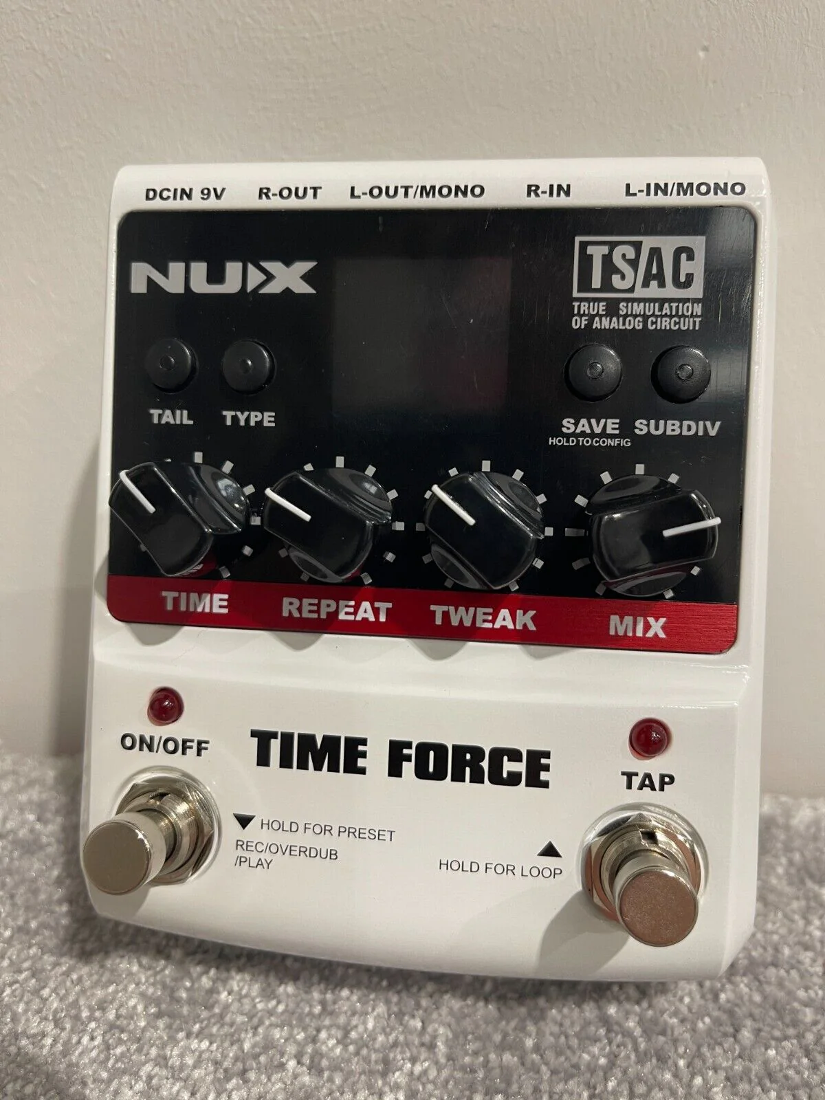 NUX Time Force Digital Delay and Loop Electric Guitar Pedal - Free UK Shipping - Image 10