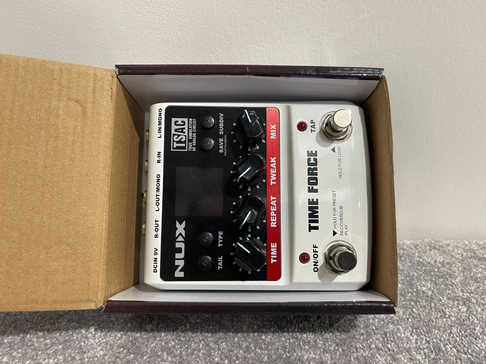 NUX Time Force Digital Delay and Loop Electric Guitar Pedal - Free UK Shipping - Image 6