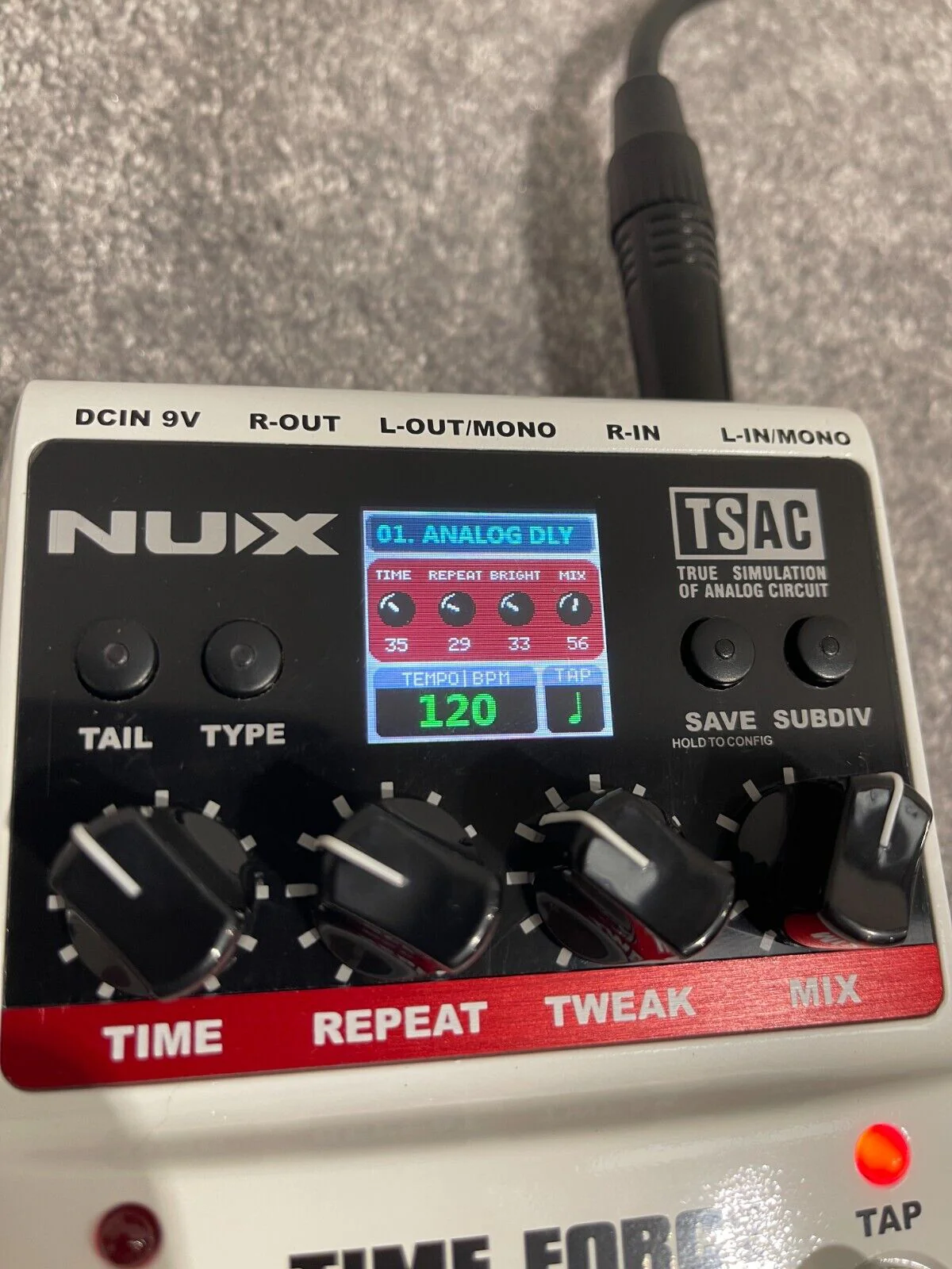 NUX Time Force Digital Delay and Loop Electric Guitar Pedal - Free UK Shipping - Image 7