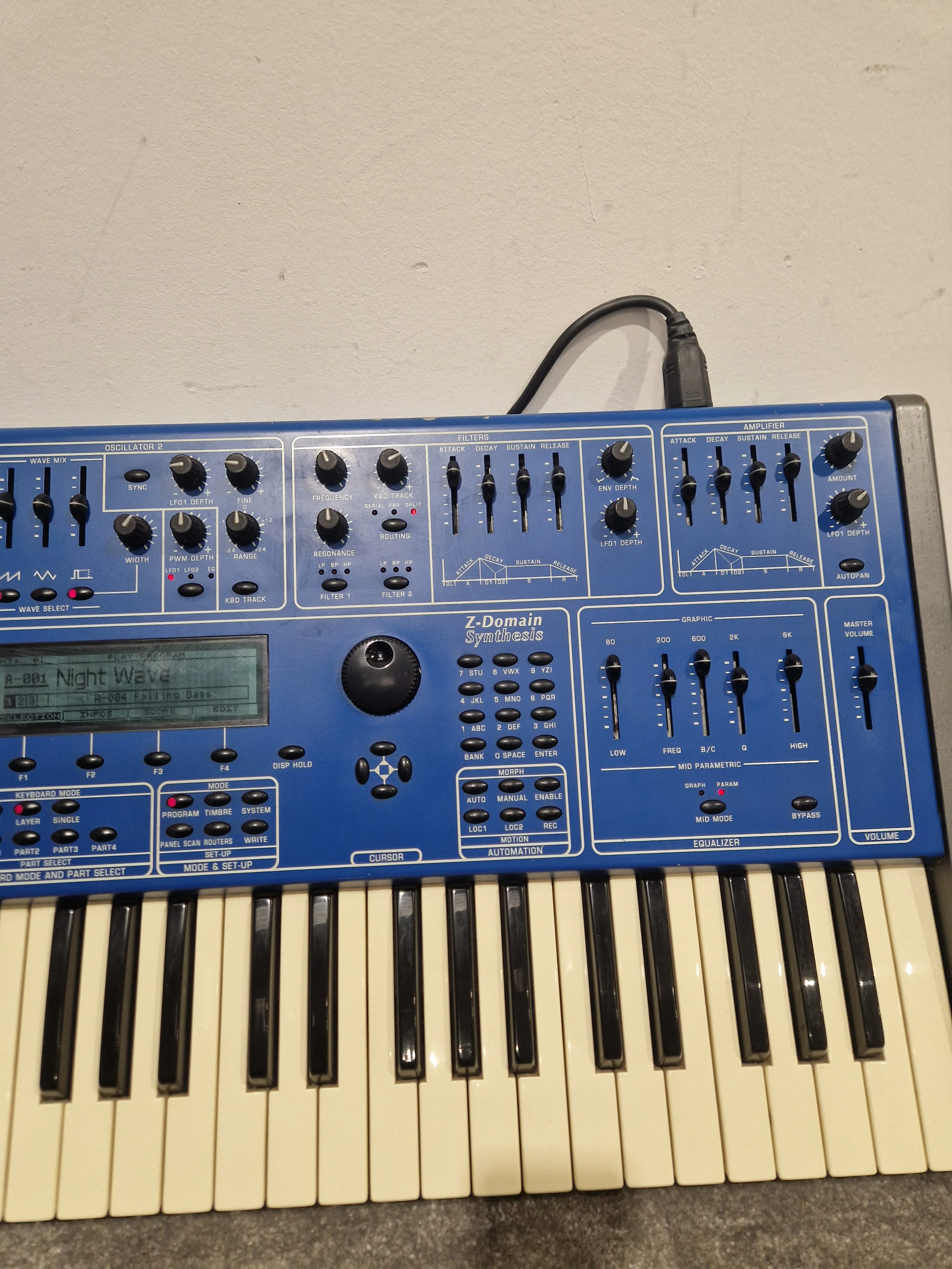 Oberheim OB-12 - Synthesizer - Blue - Good w/ Power Cable - Image 17