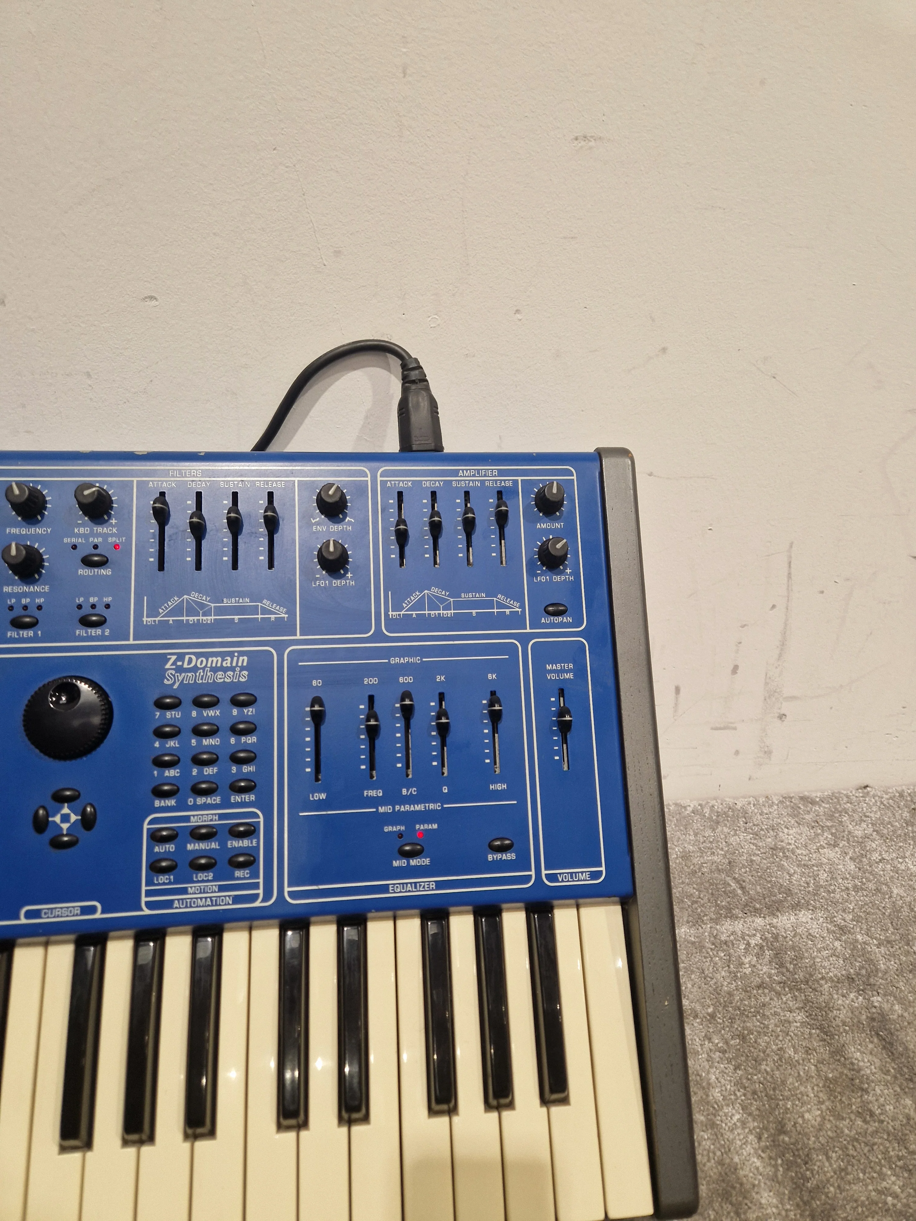 Oberheim OB-12 - Synthesizer - Blue - Good w/ Power Cable - Image 18