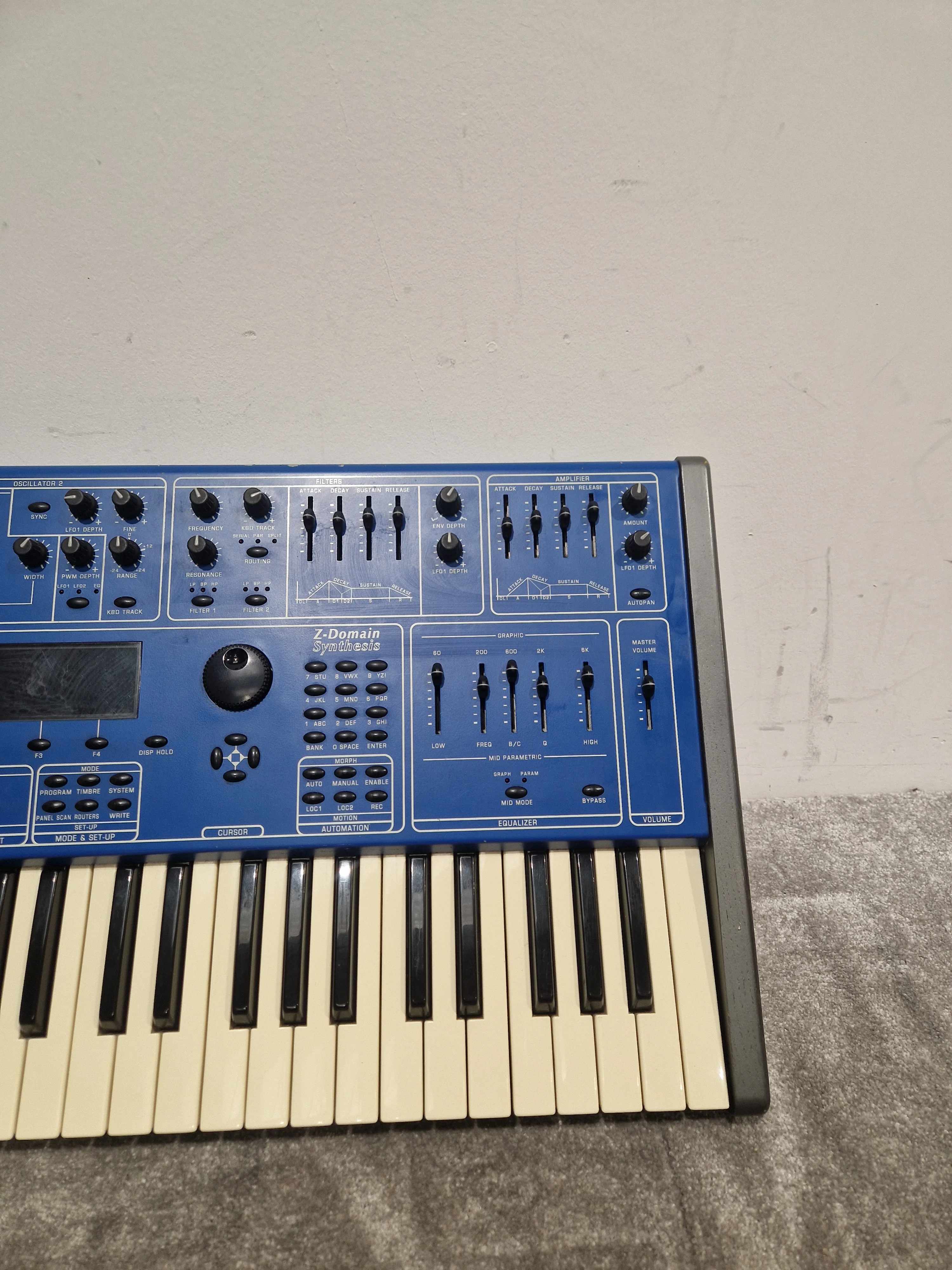 Oberheim OB-12 - Synthesizer - Blue - Good w/ Power Cable - Image 4