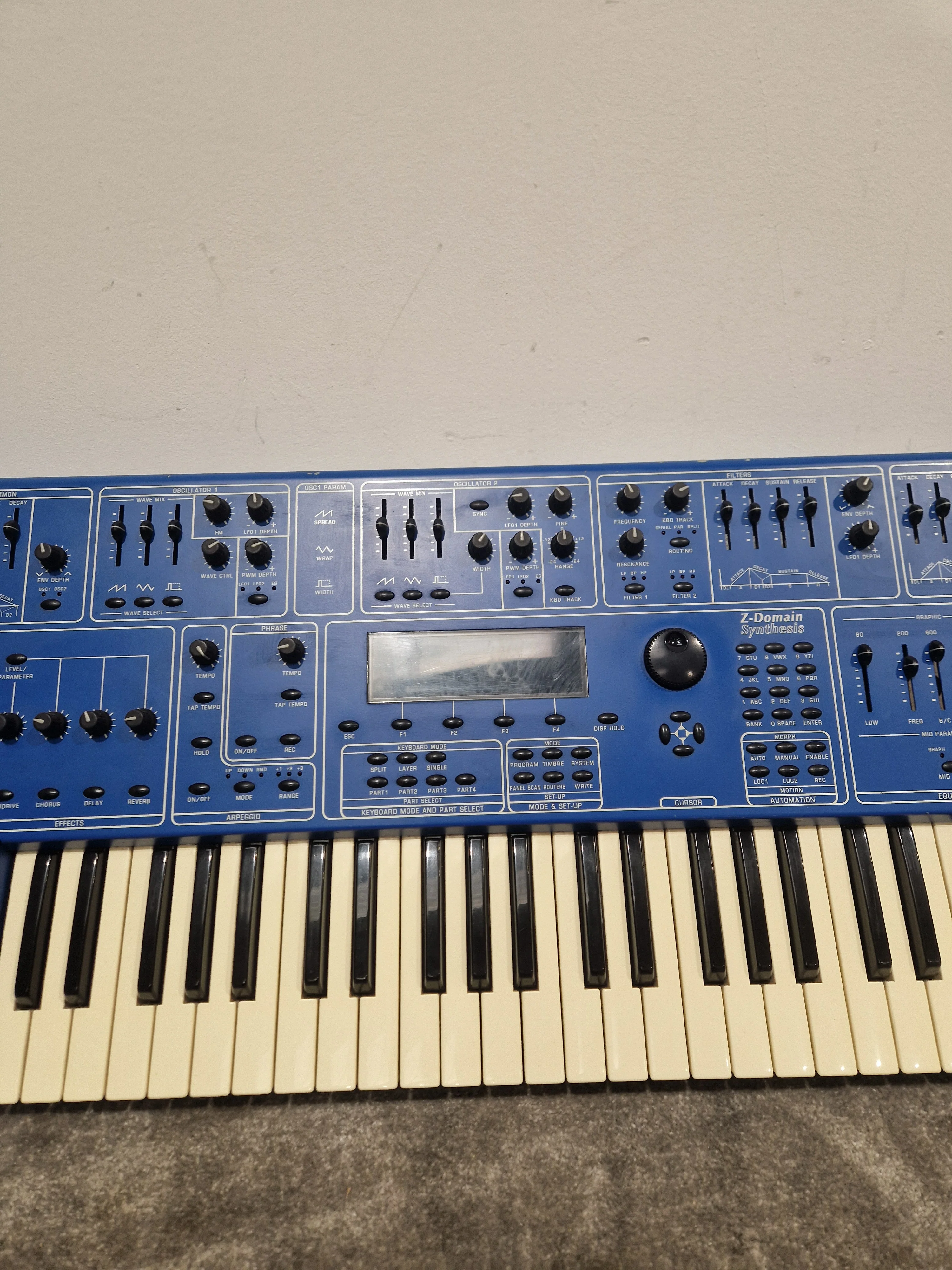 Oberheim OB-12 - Synthesizer - Blue - Good w/ Power Cable - Image 9