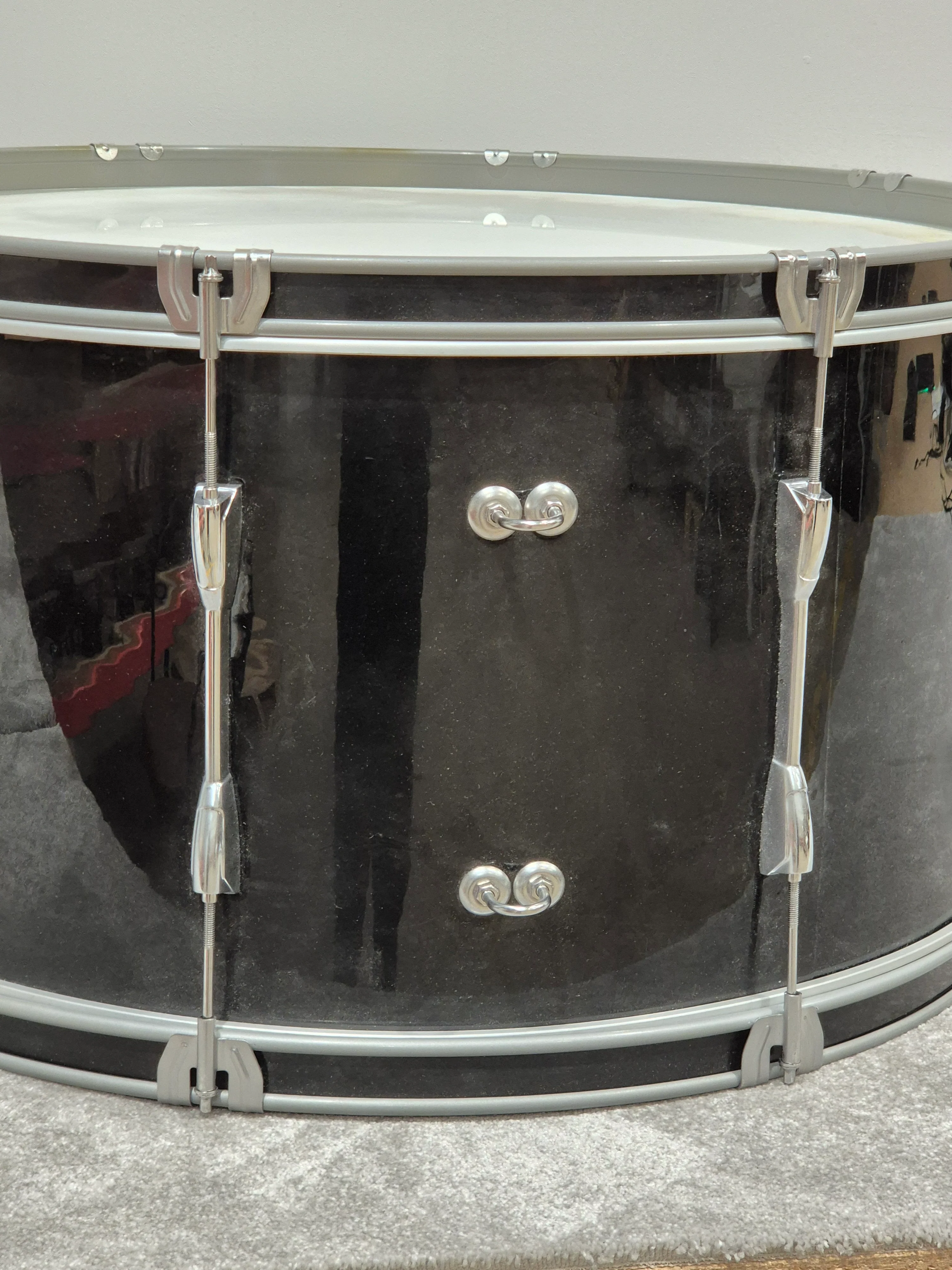 Olympic 28-inch Marching Drum - Black - Image 11