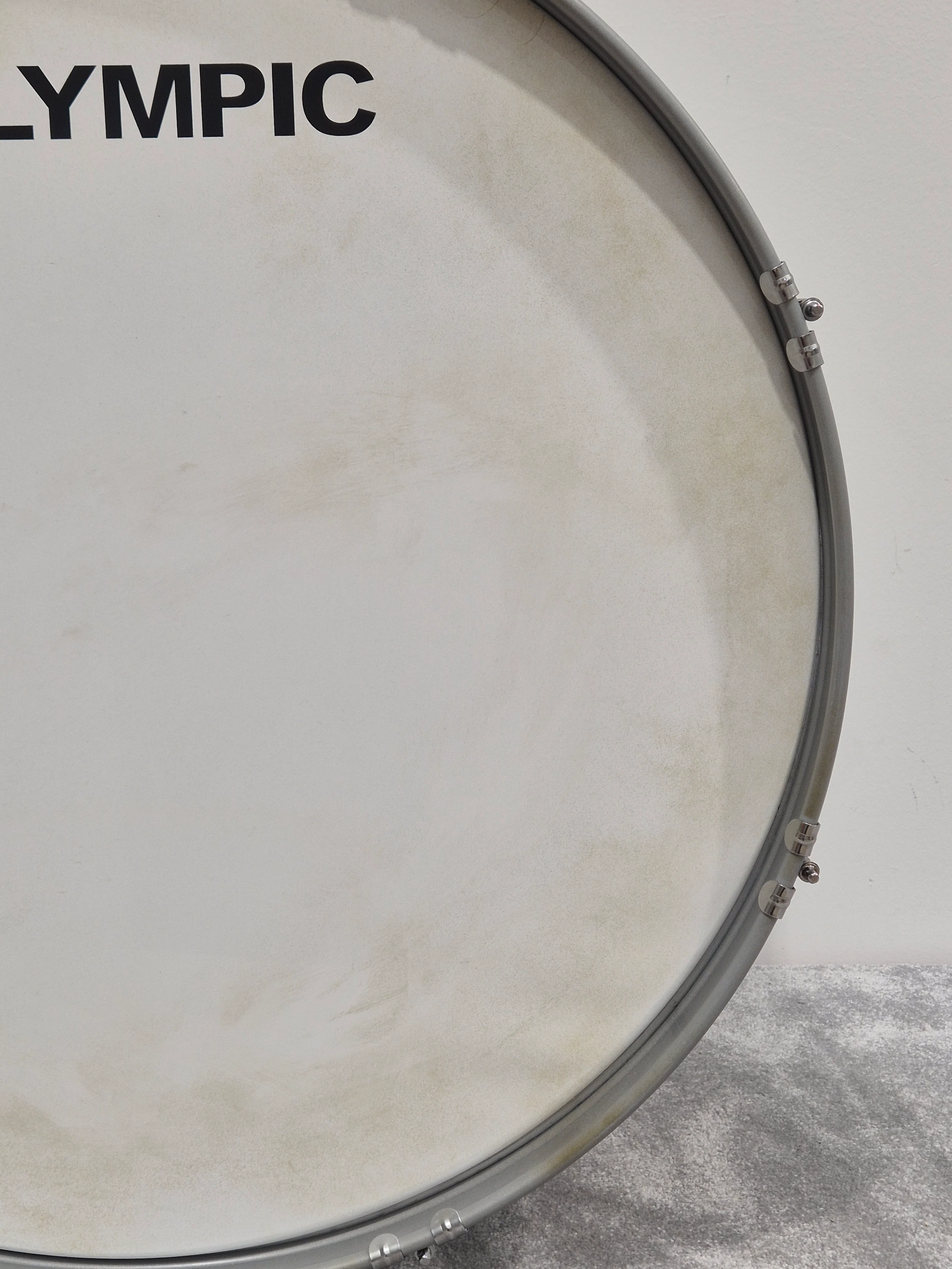 Olympic 28-inch Marching Drum - Black - Image 3