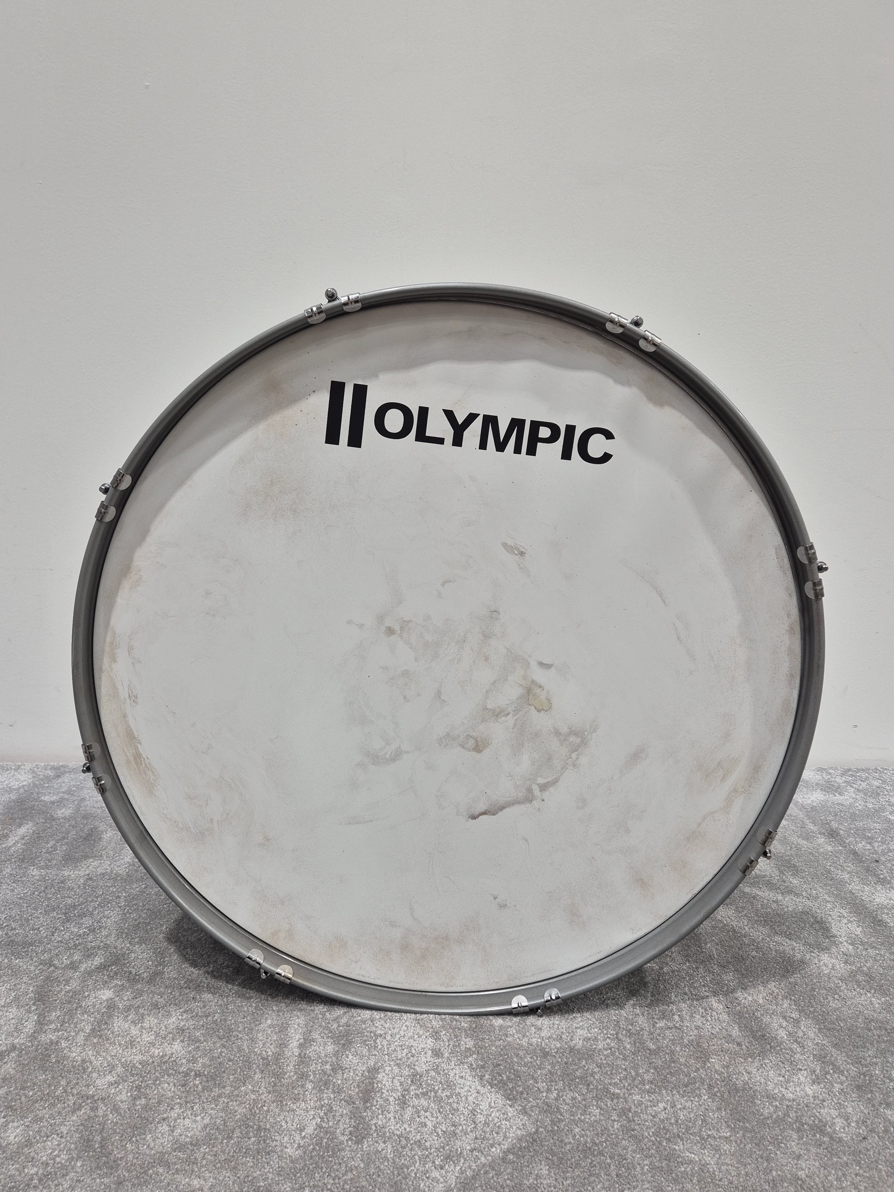 Olympic 28-inch Marching Drum - Black - Image 6