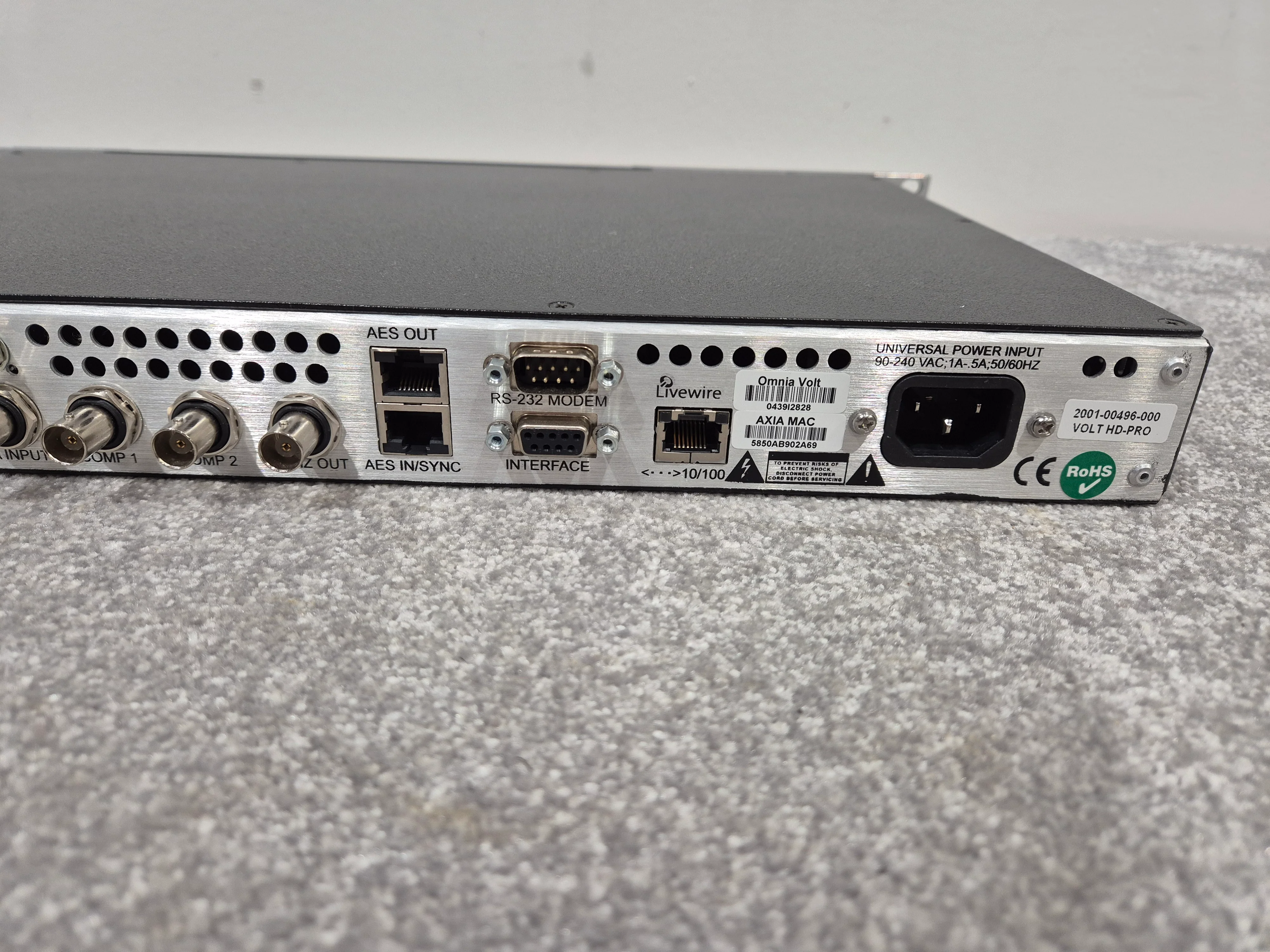 Omnia Volt - Broadcast Audio Processing Unit - Black - Image 9