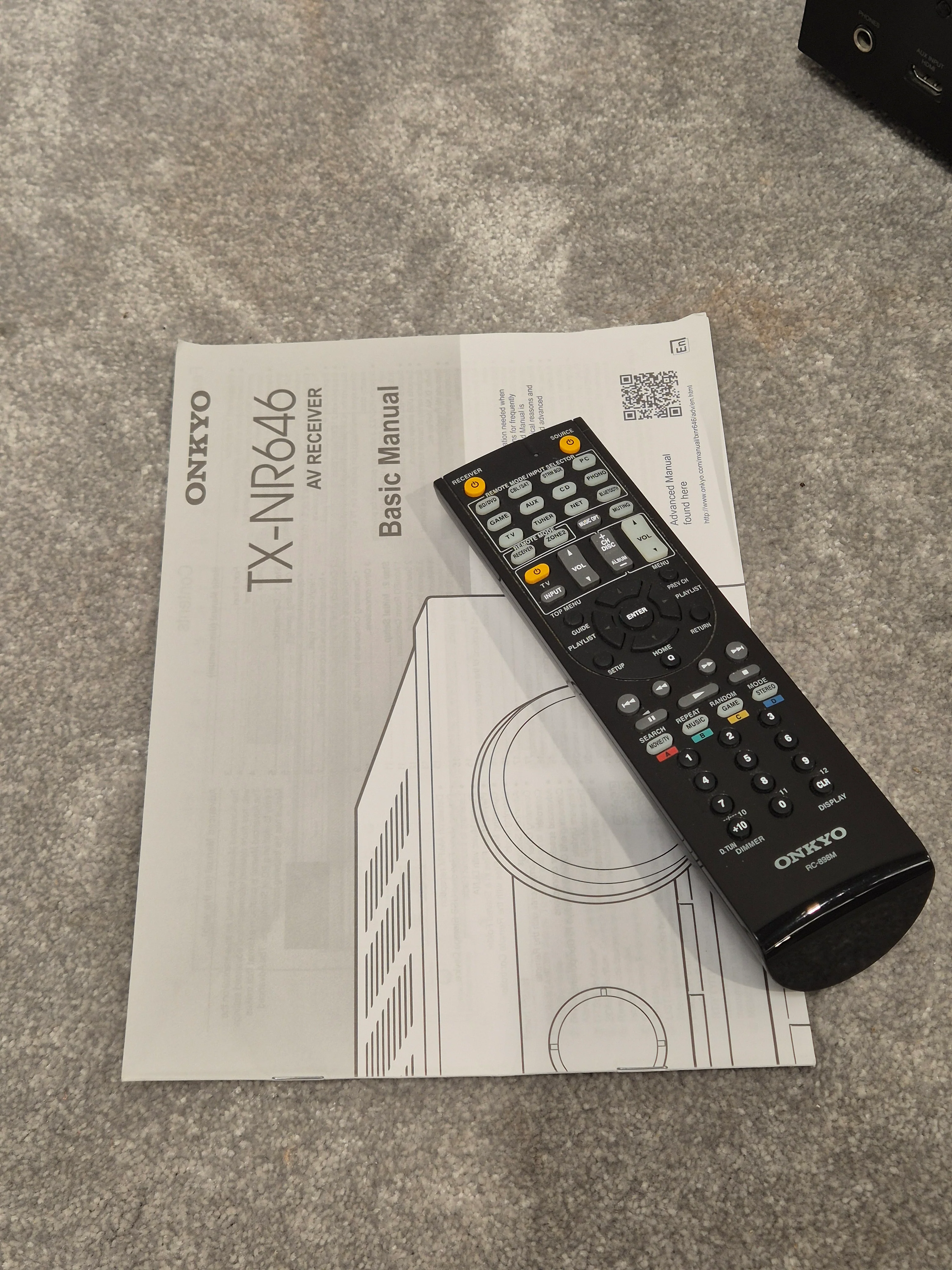 Onkyo TX-NR646 - 7.2-Channel AV Receiver - Very Good - Image 14