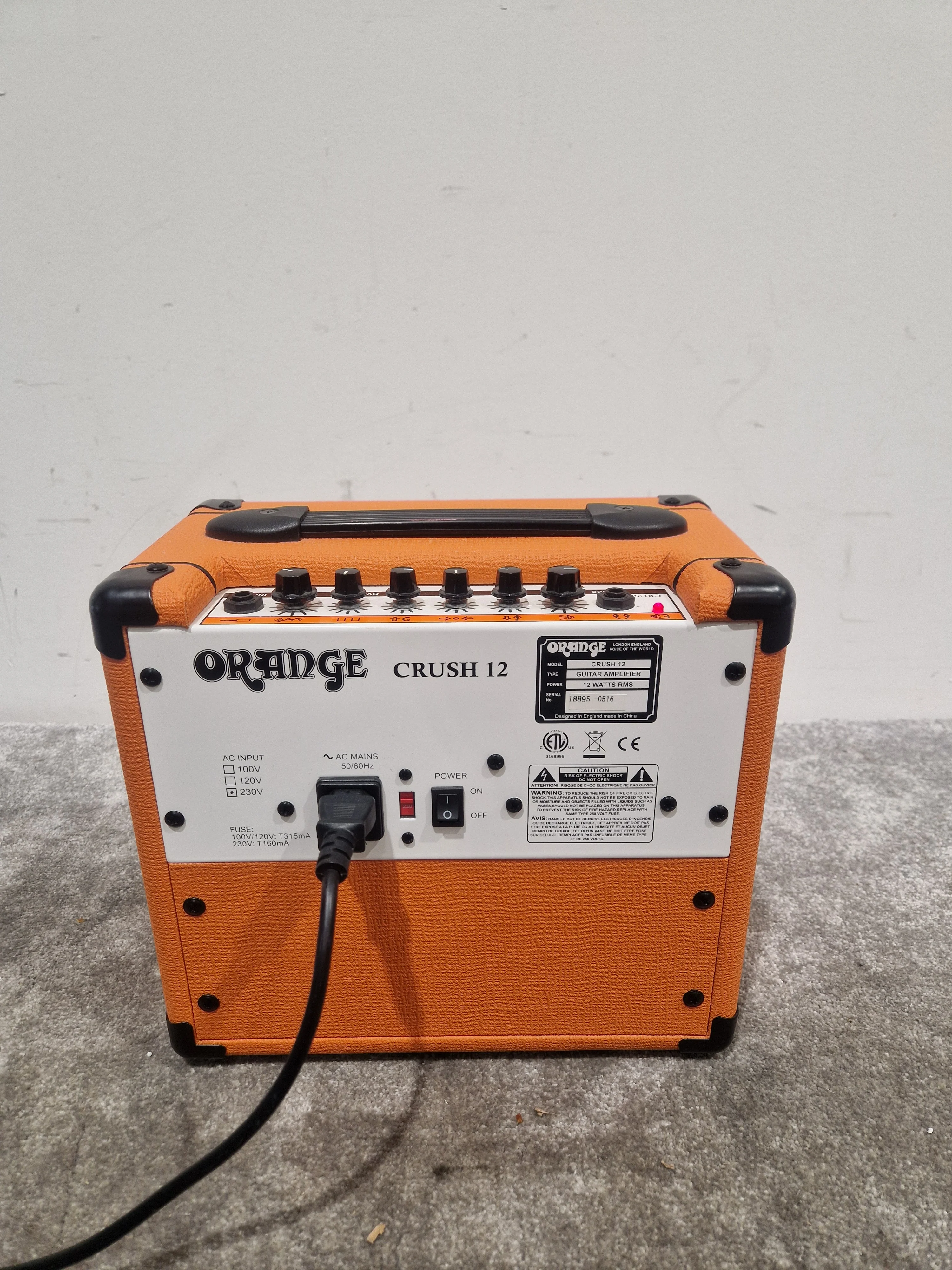 Orange Crush 12 - Guitar Amplifier - Orange - Excellent - Image 10