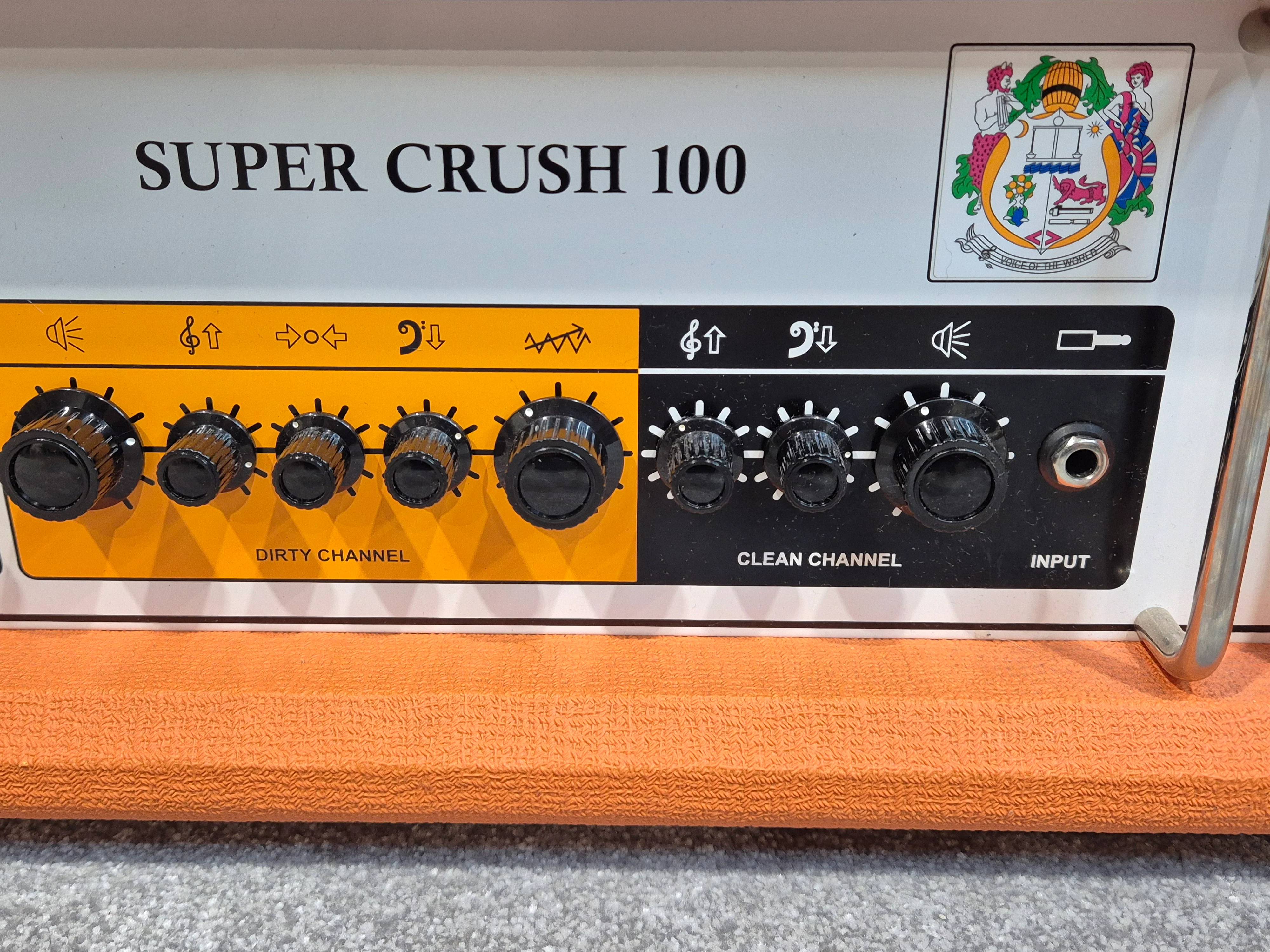 Orange Super Crush 100 - Solid-State Guitar Amplifier Head - Image 2