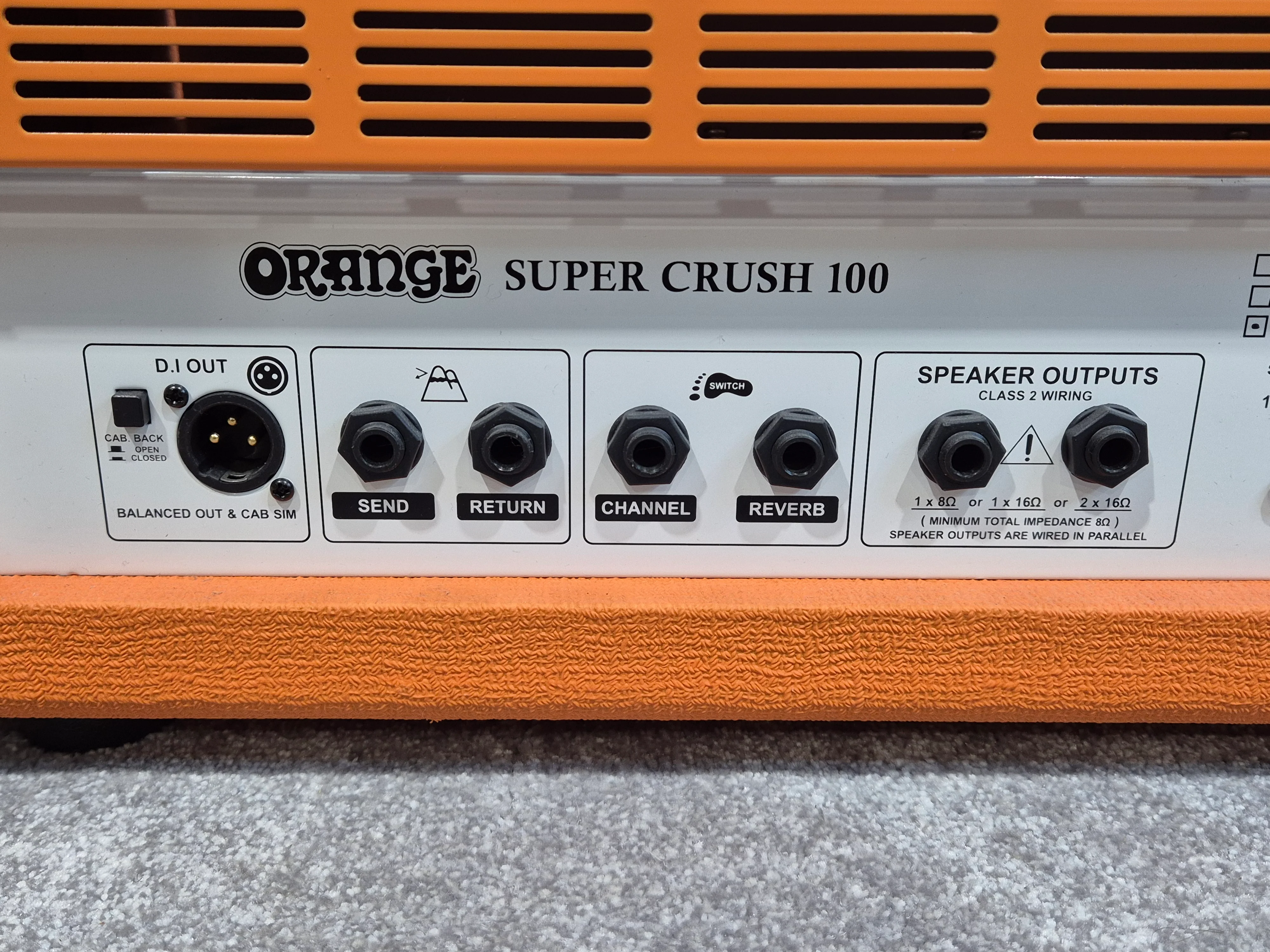 Orange Super Crush 100 - Solid-State Guitar Amplifier Head - Image 7