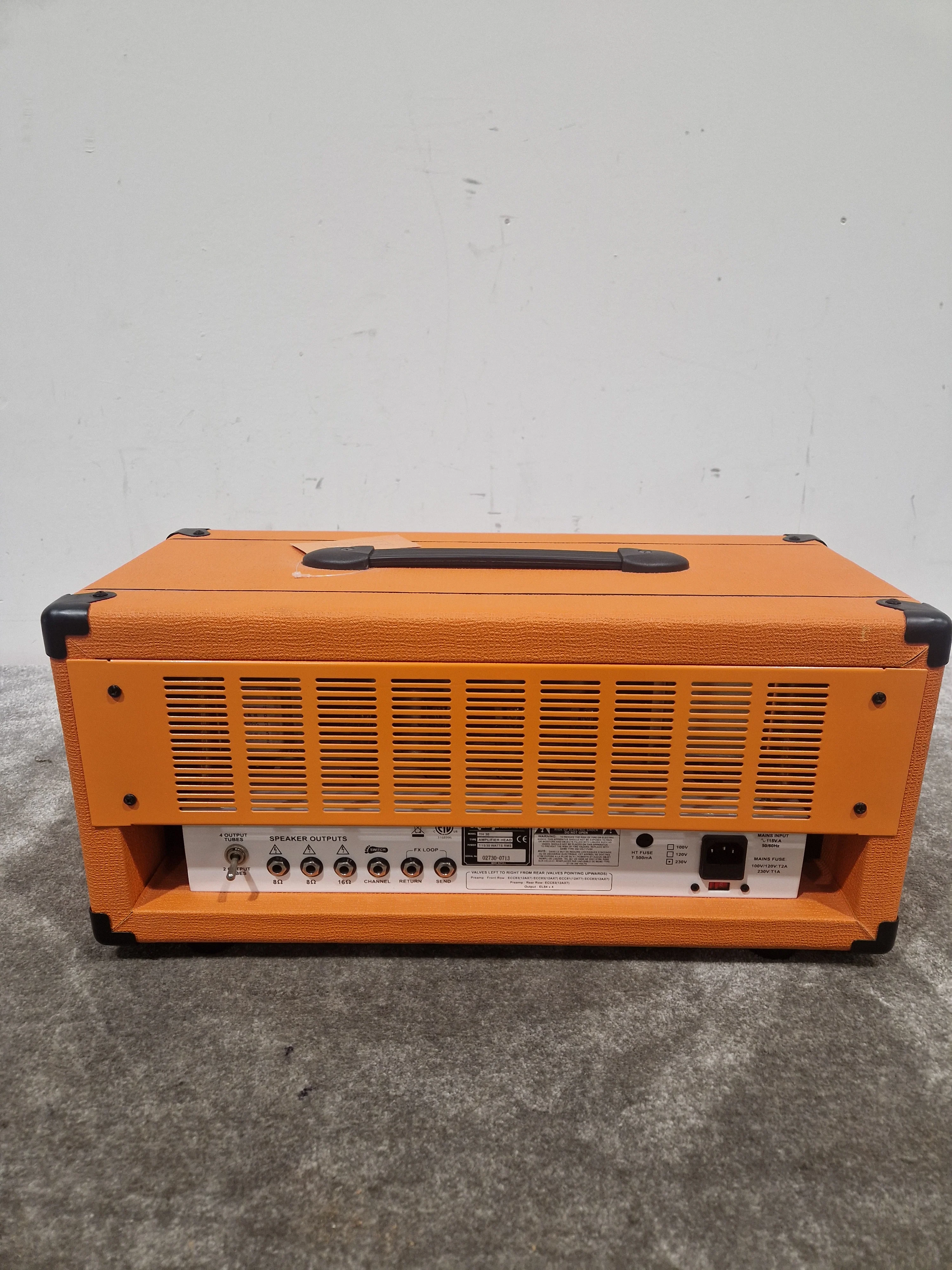 Orange TH30 - Guitar Amplifier Head - Orange - Like New w/ Original Box & Power Cable - Image 10