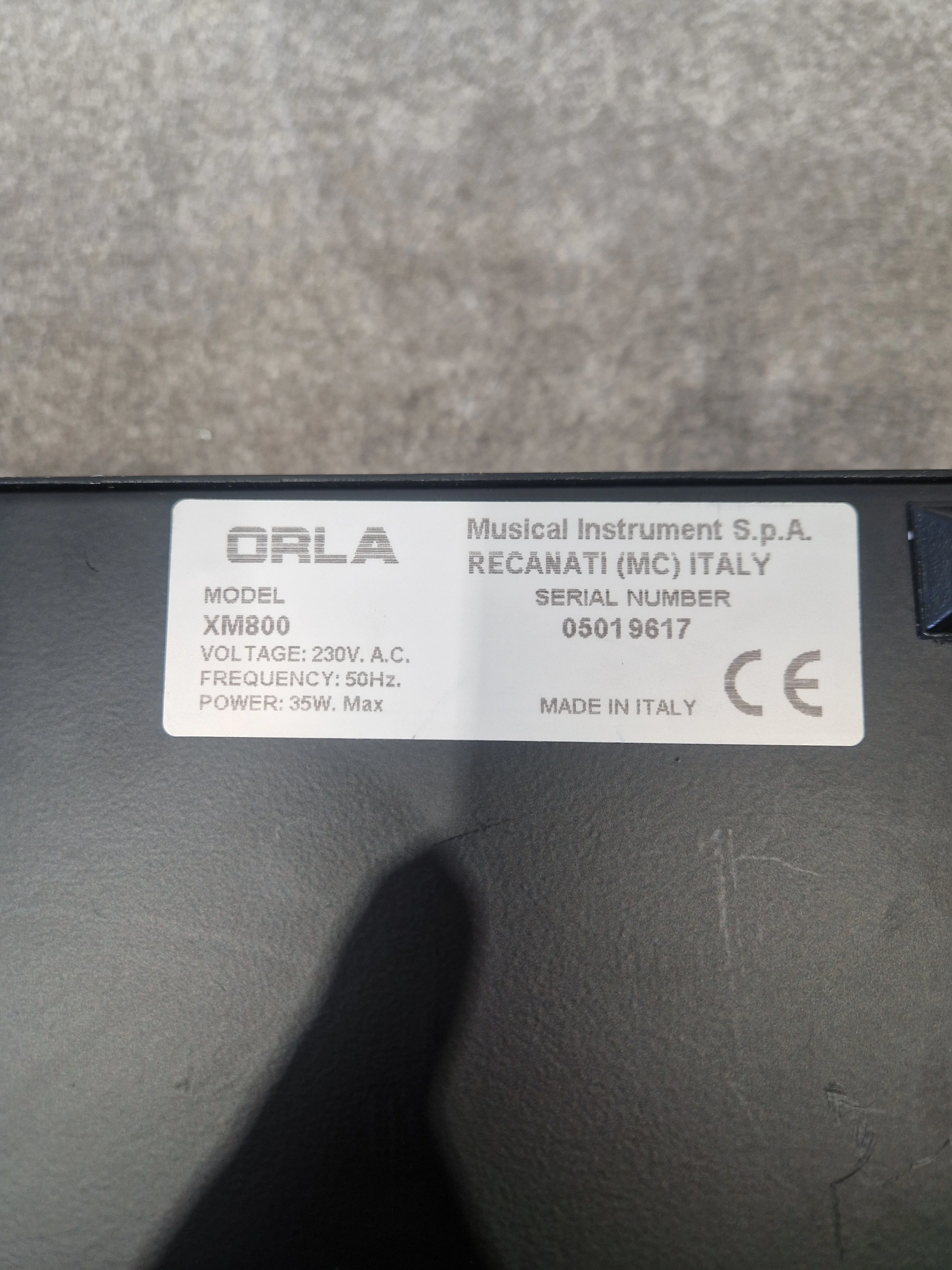 Orla XM800 orchestra module - 800 Sounds, 240 Styles - Excellent w/ Power Supply & Soft Case - Image 2