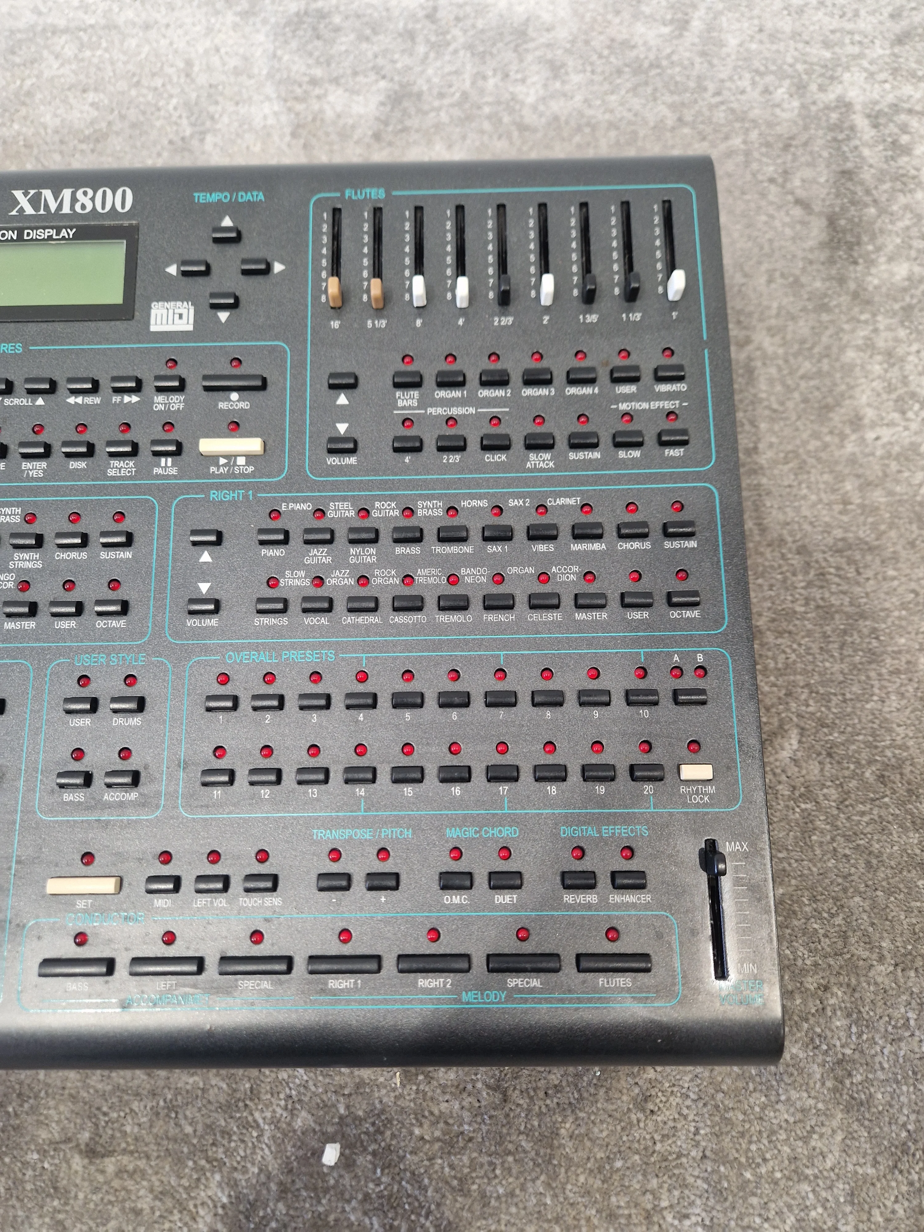 Orla XM800 orchestra module - 800 Sounds, 240 Styles - Excellent w/ Power Supply & Soft Case - Image 8