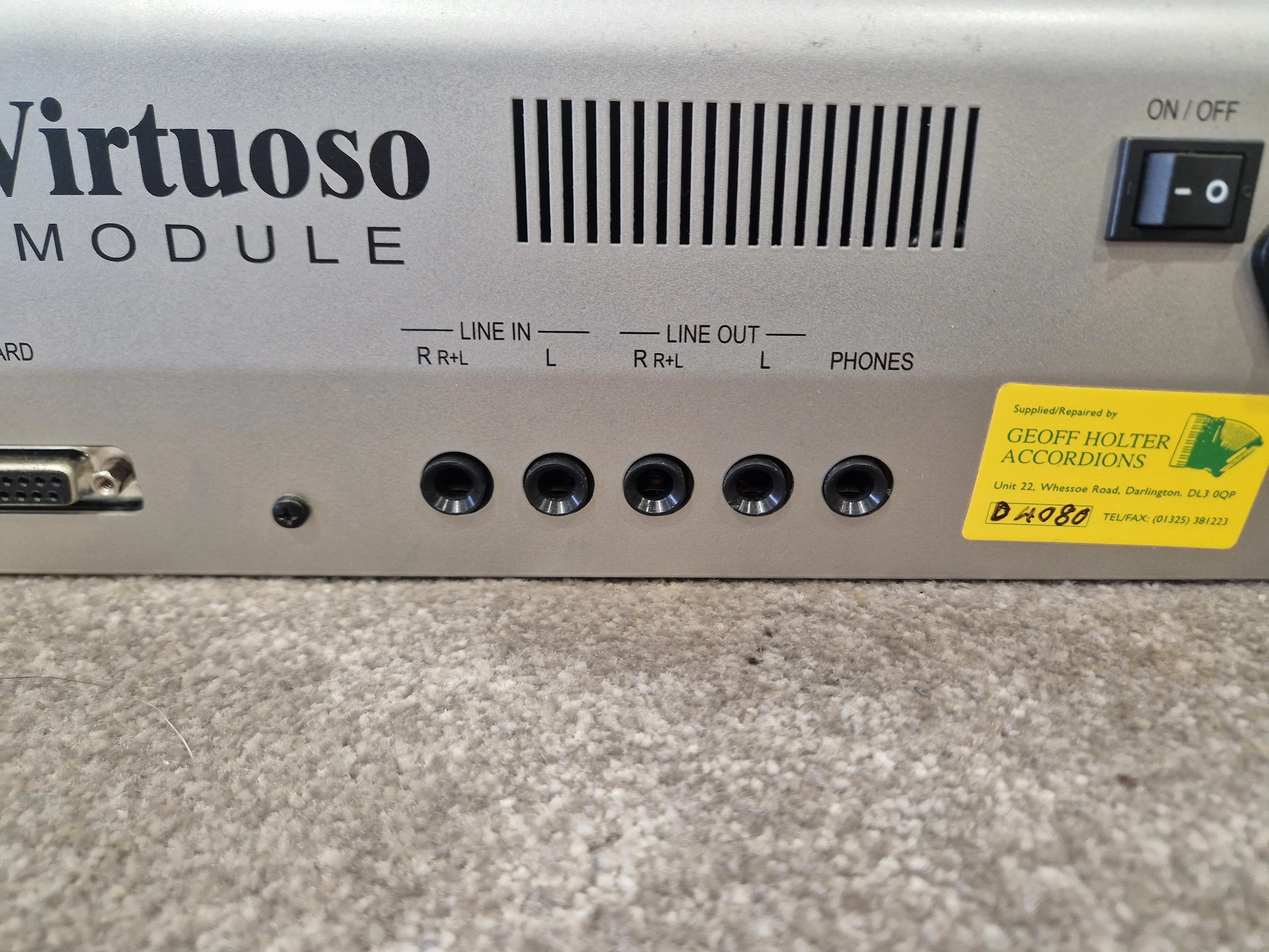 Orla XM900 DLX orchestra module - 900 Sounds, 128-Note Polyphony - Spares or Repair w/ Power Supply & Soft Case - Image 11
