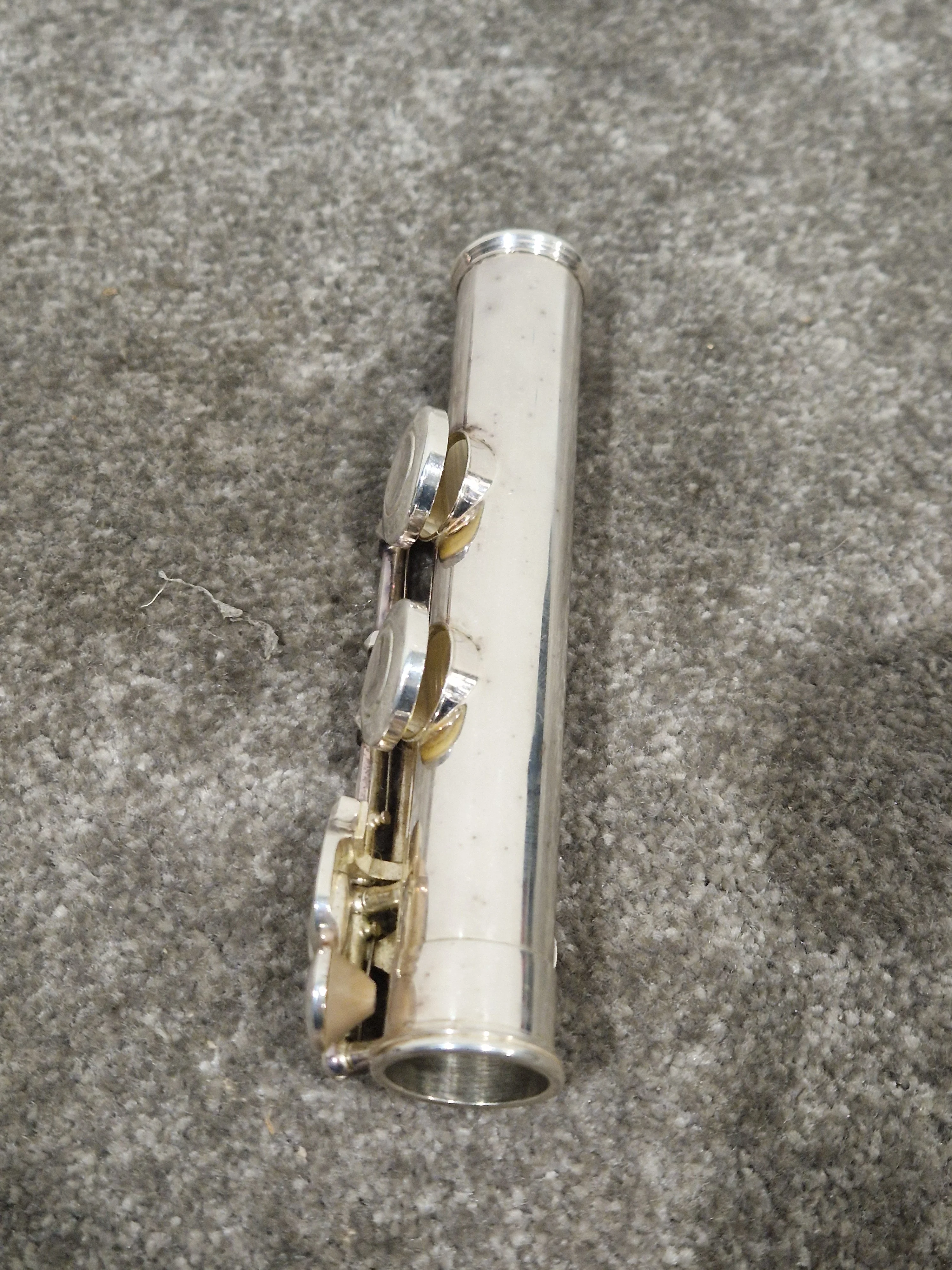 Osborne Engraved Silver Standard Nickel Flute - Elegant Design - Good w/ Hard Case - Image 15