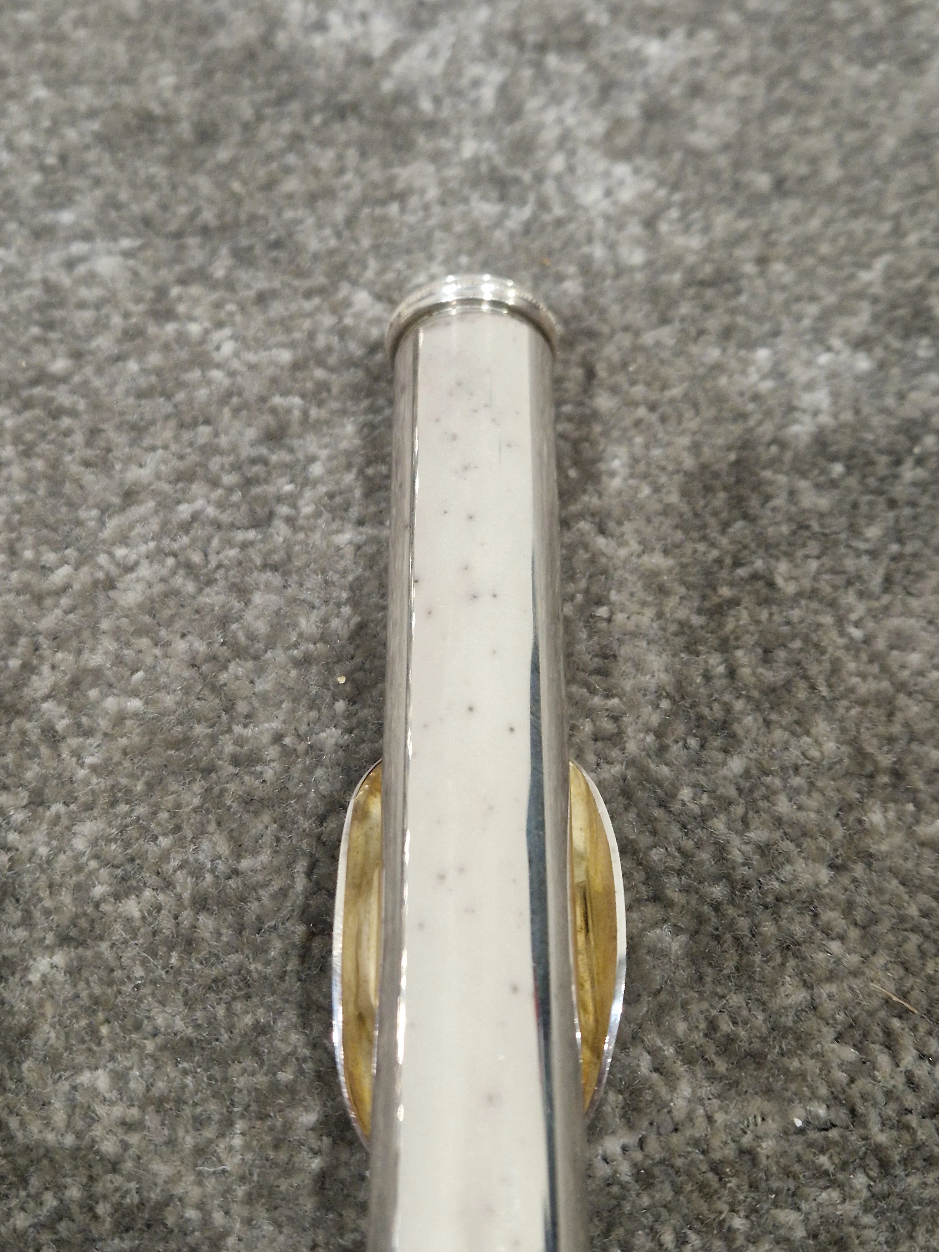 Osborne Engraved Silver Standard Nickel Flute - Elegant Design - Good w/ Hard Case - Image 23