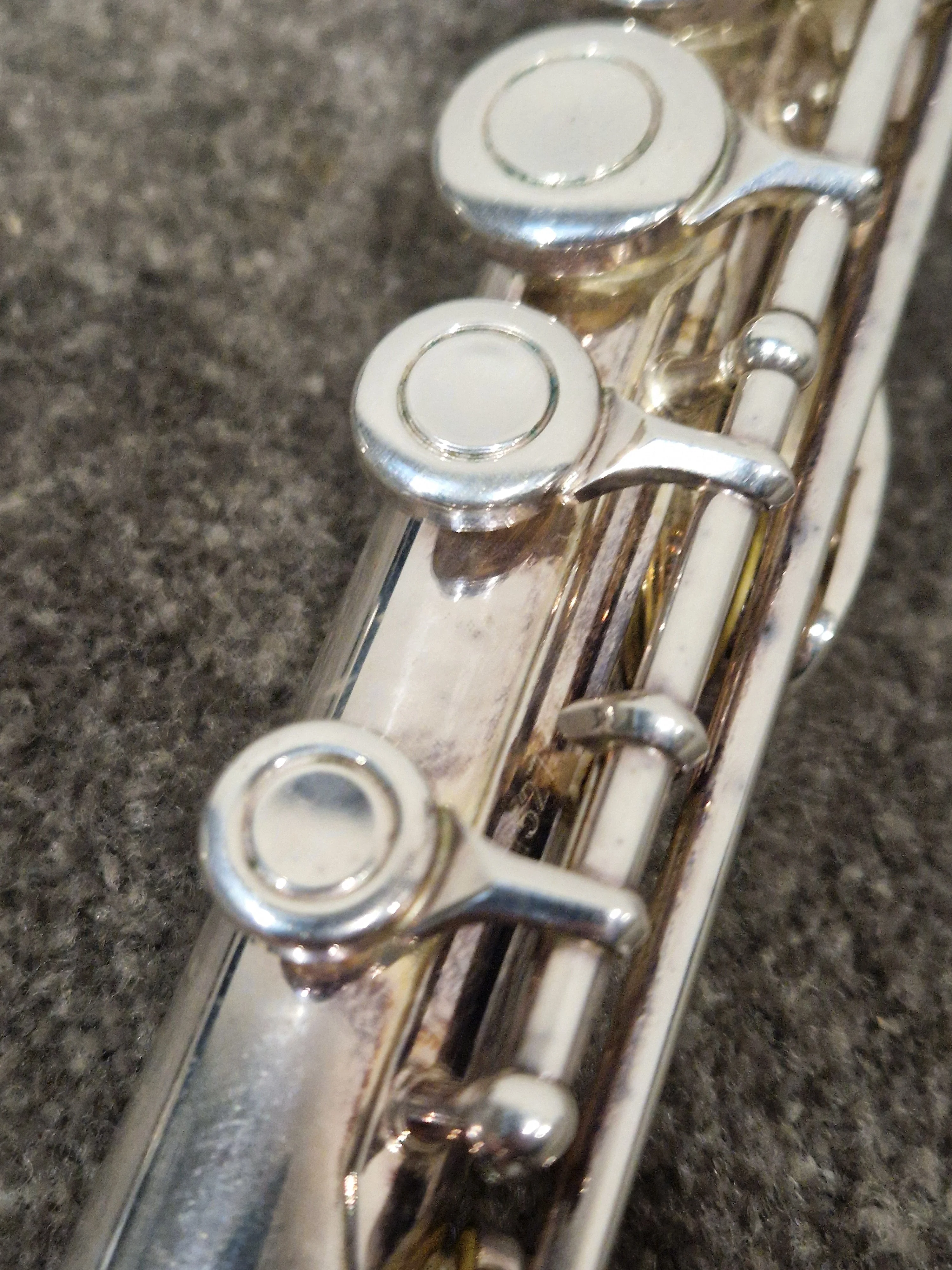 Osborne Engraved Silver Standard Nickel Flute - Elegant Design - Good w/ Hard Case - Image 16