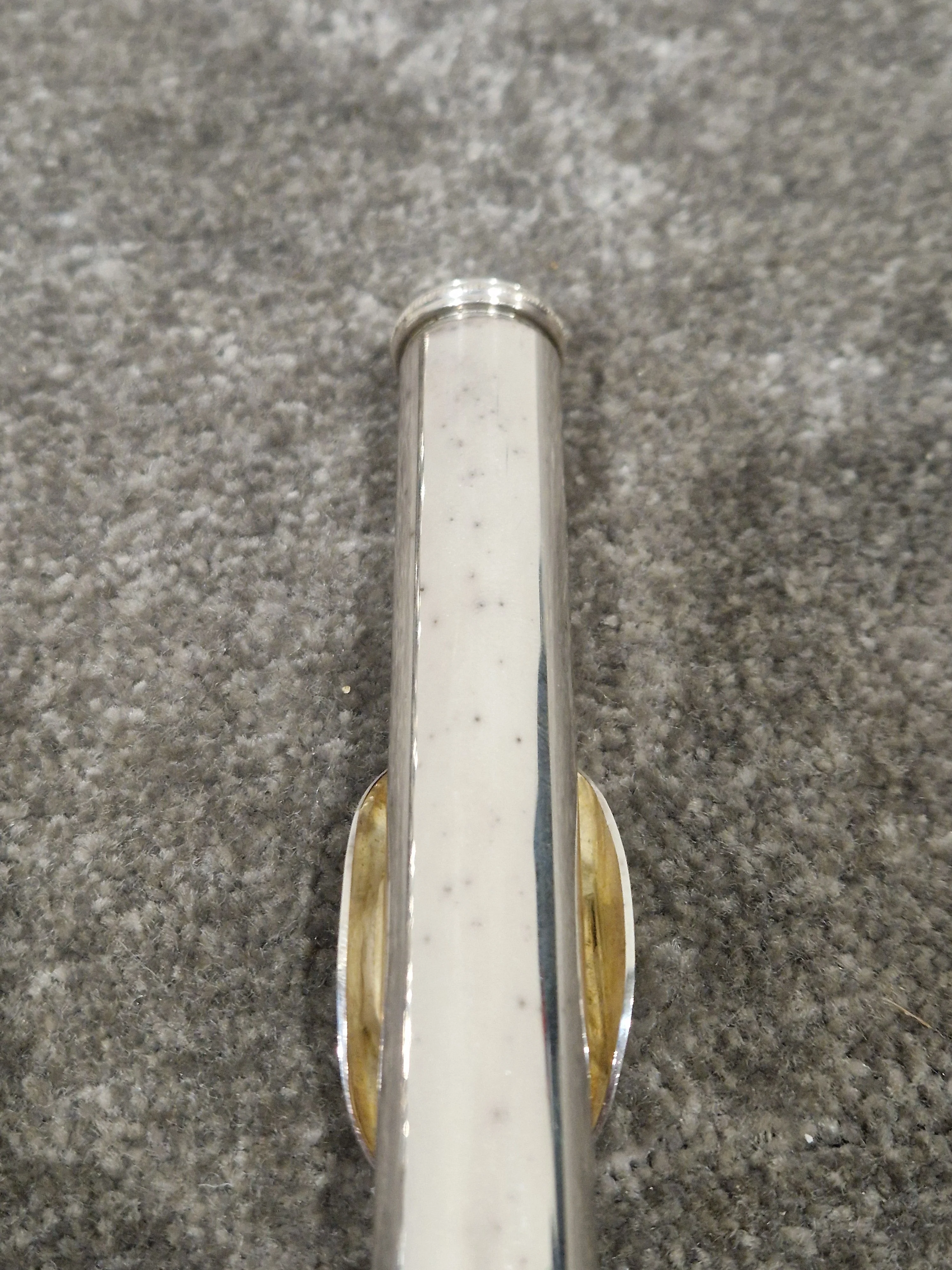 Osborne Engraved Silver Standard Nickel Flute - Elegant Design - Good w/ Hard Case - Image 23