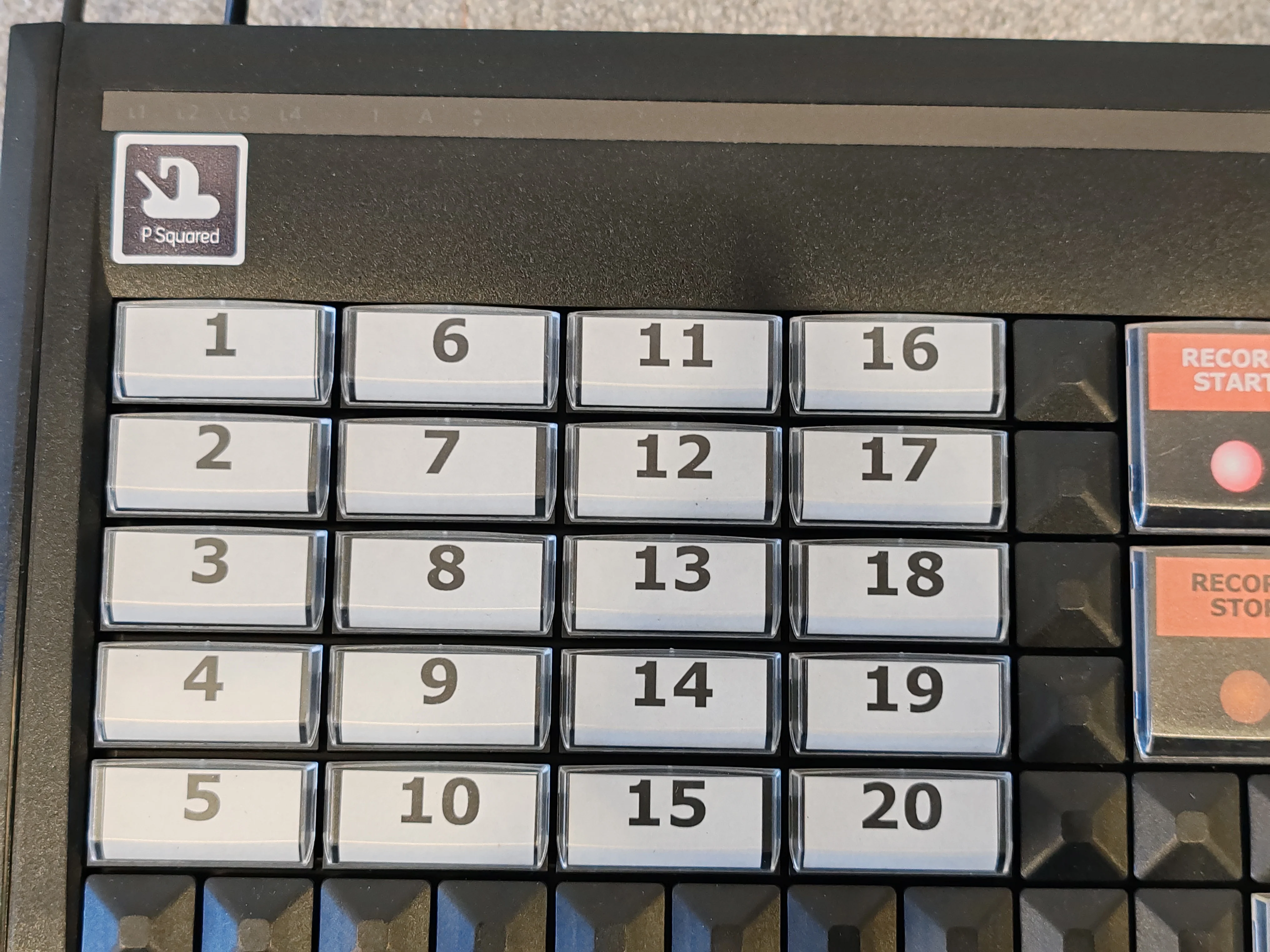 P Squared Myriad 500 Playout Keyboard for Radio Broadcasting - Image 4
