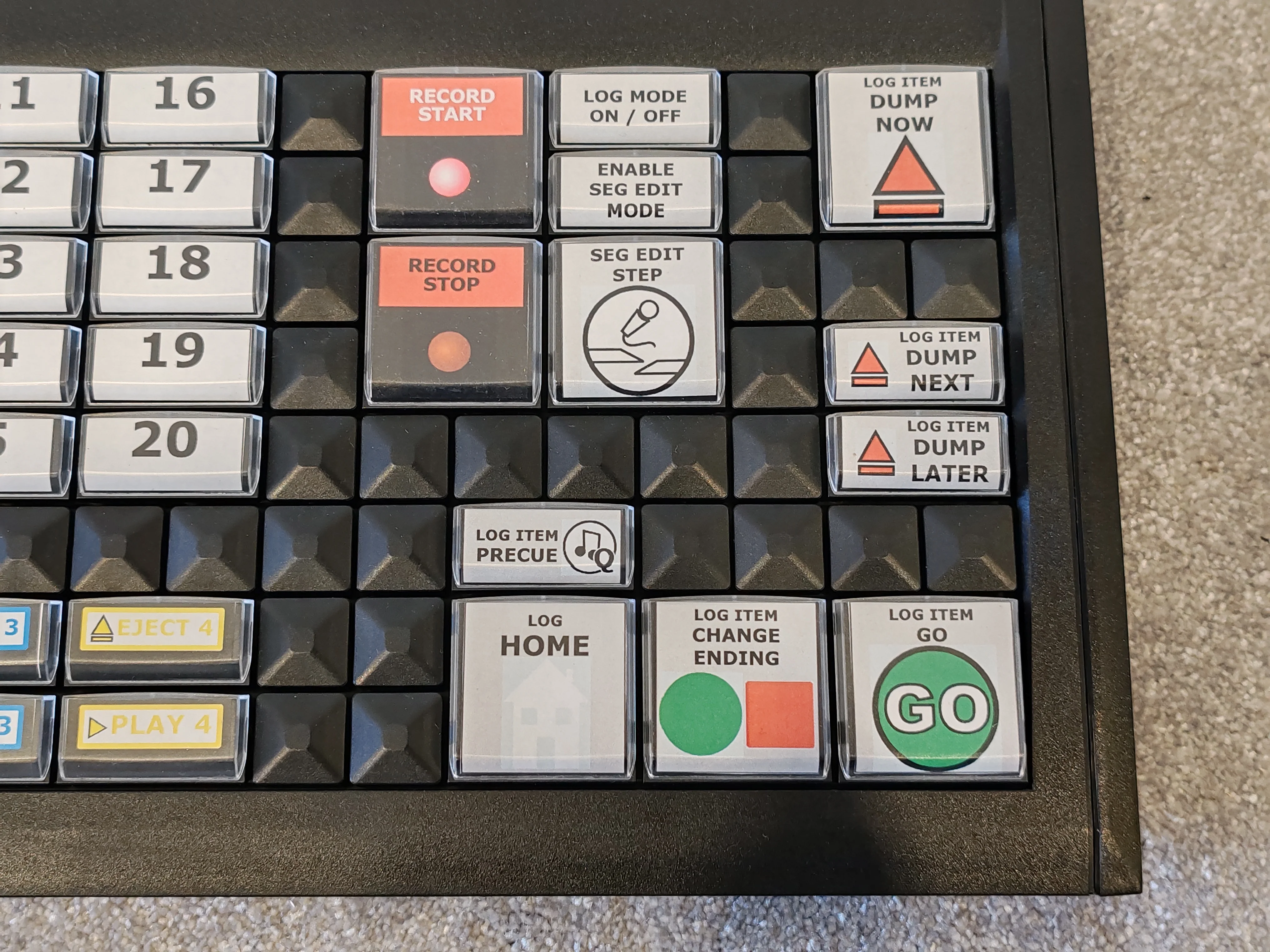 P Squared Myriad 500 Playout Keyboard for Radio Broadcasting - Image 5