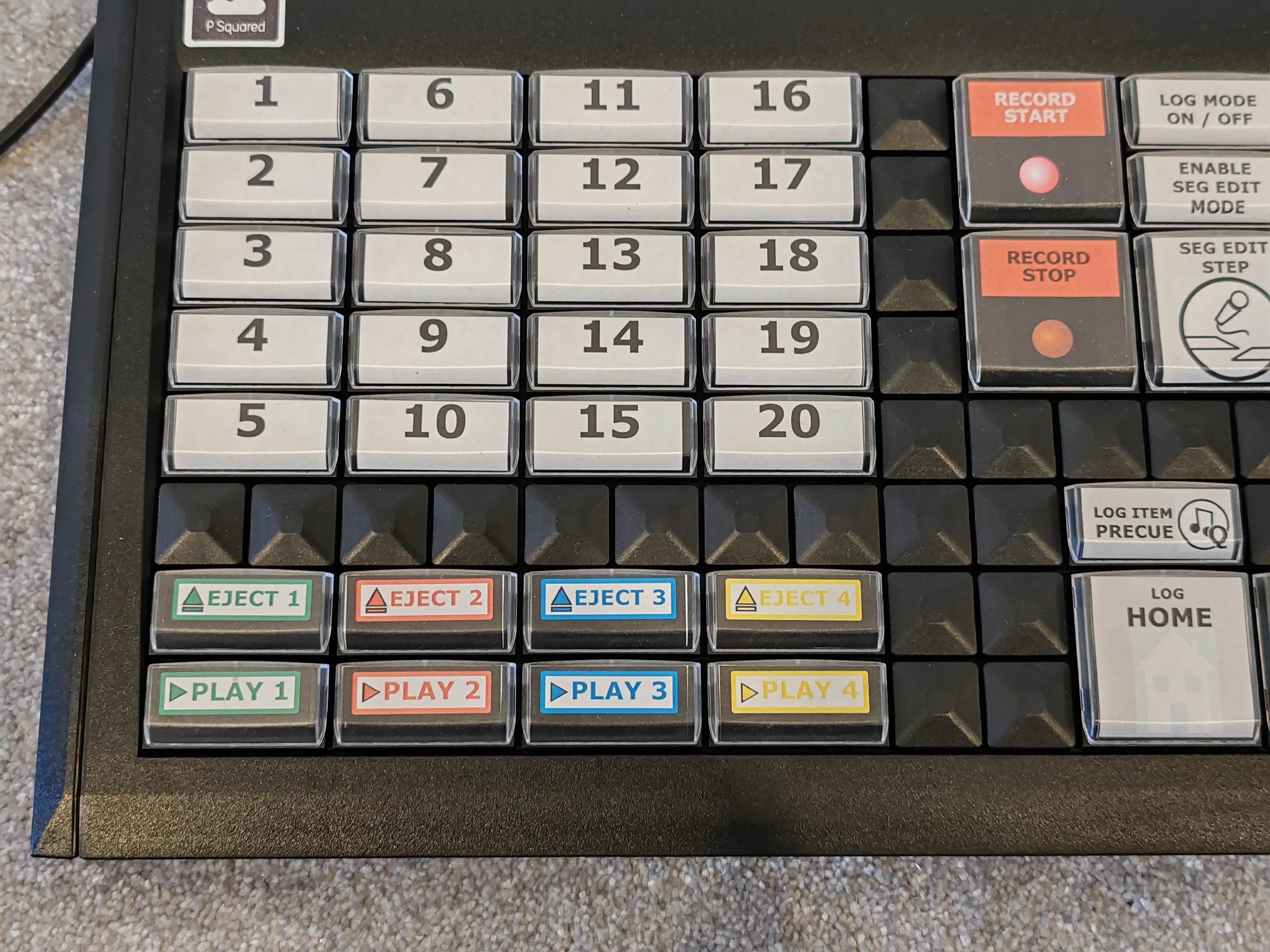 P Squared Myriad 500 Playout Keyboard for Radio Broadcasting - Image 6