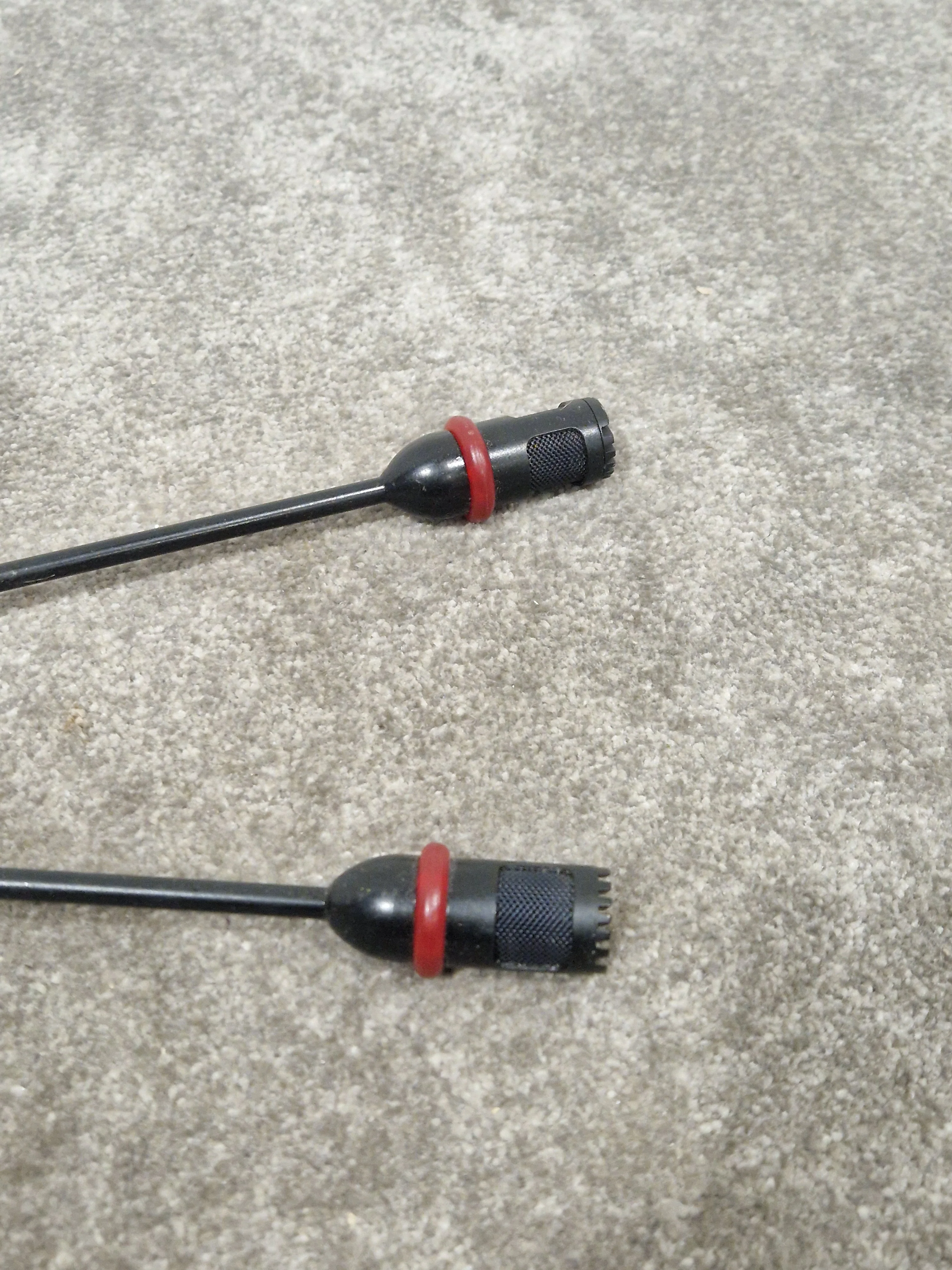 Pair OF Generic Goose Neck Microphones - Flexible Positioning - Very Good - Image 5